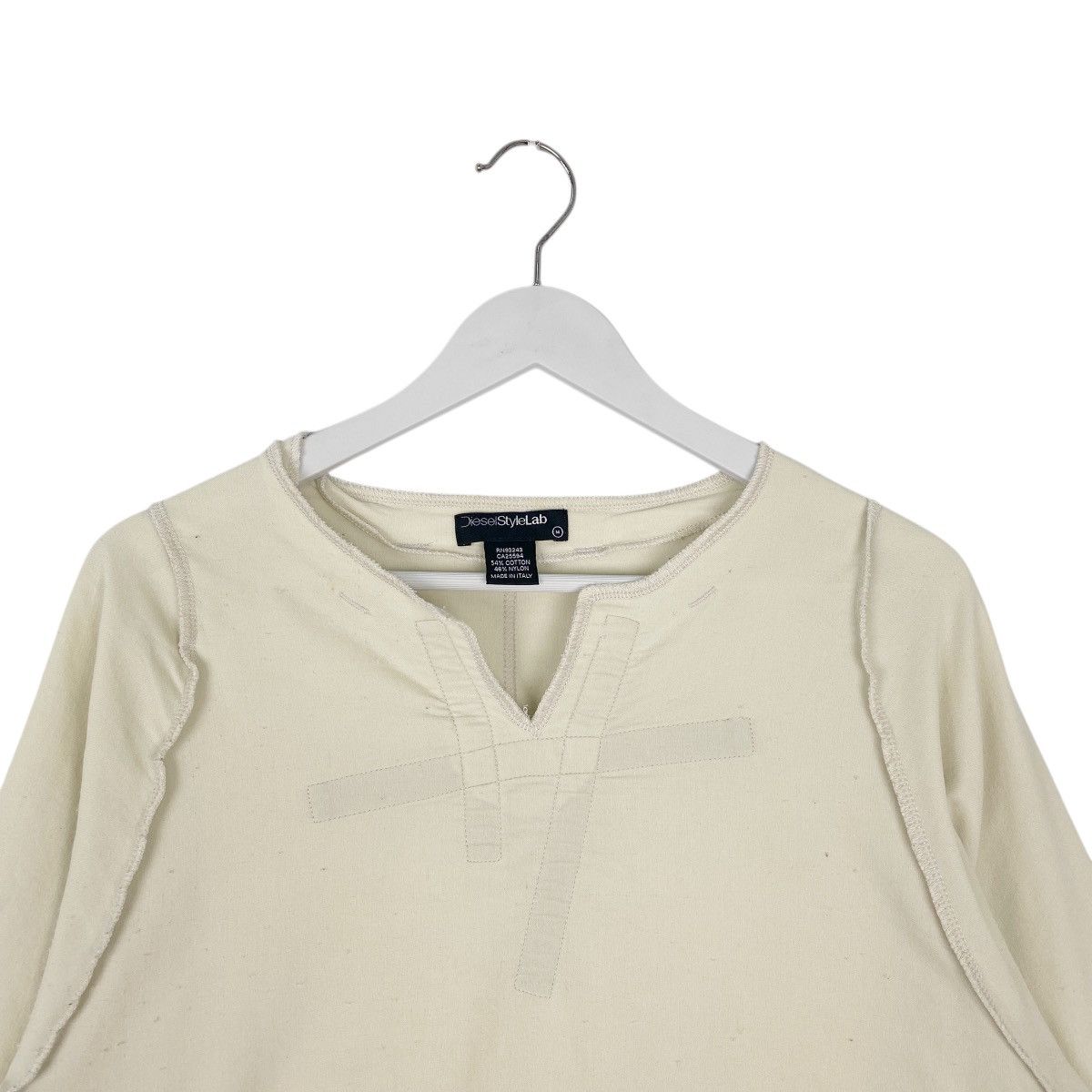 Other Vintage Diesel Style Lab Sweatshirt Beige Made In Italy Size US M / EU 48-50 / 2 - 4 Thumbnail