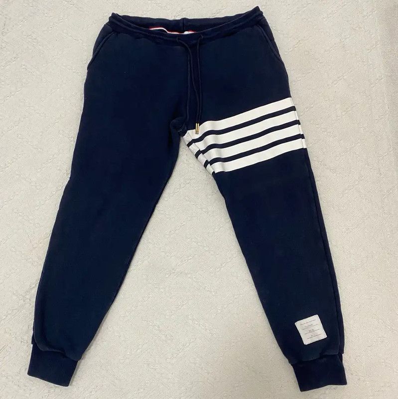 Thom Browne Thom Browne Casual Pants in Navy Blue 0089 Size 23" - 1 Thumbnail