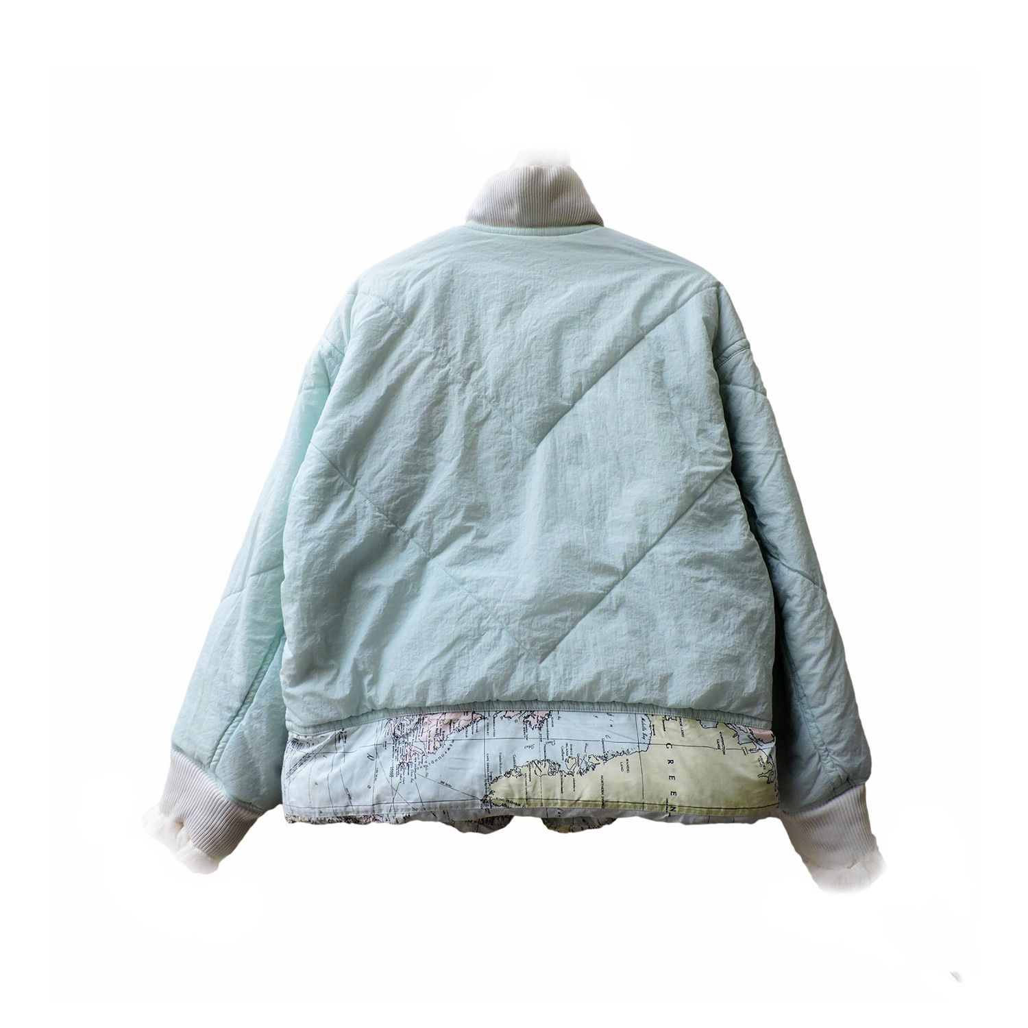 Issey Miyake ISSEY MIYAKE WORLD MAP REVERSIBLE BOMBER FUR JACKET Size M / US 6-8 / IT 42-44 - 6 Thumbnail