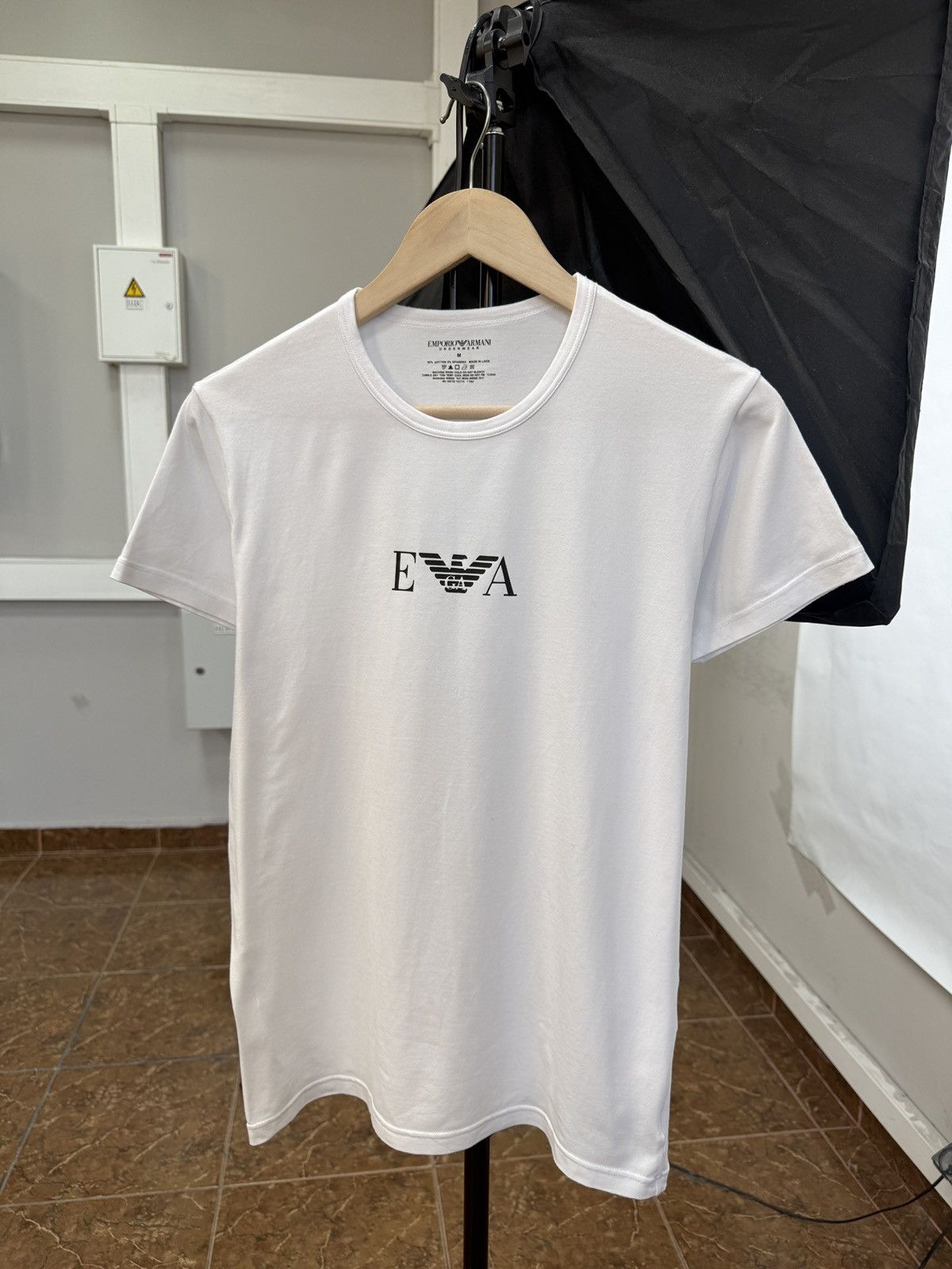 Emporio Armani 🇮🇹 Emporio Armani Luxury T-Shirt Underwear Minimal Eagle GA Size US M / EU 48-50 / 2 - 1 Thumbnail