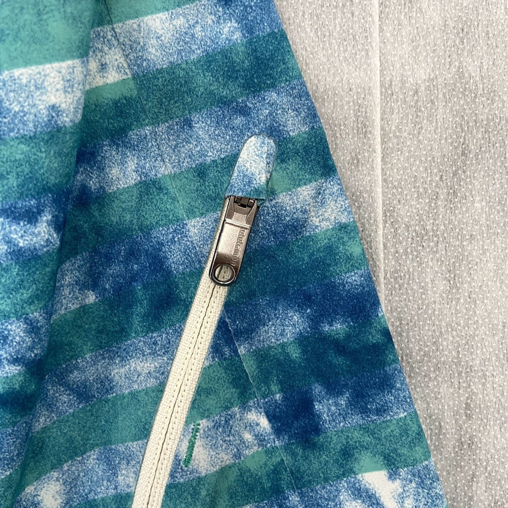 Lululemon VINTAGE Lululemon Men's Swim Trunks Shorts Size 38 Aqua Blue Geometric Lined Beach Surfing Size US 38 / EU 54 - 4 Thumbnail