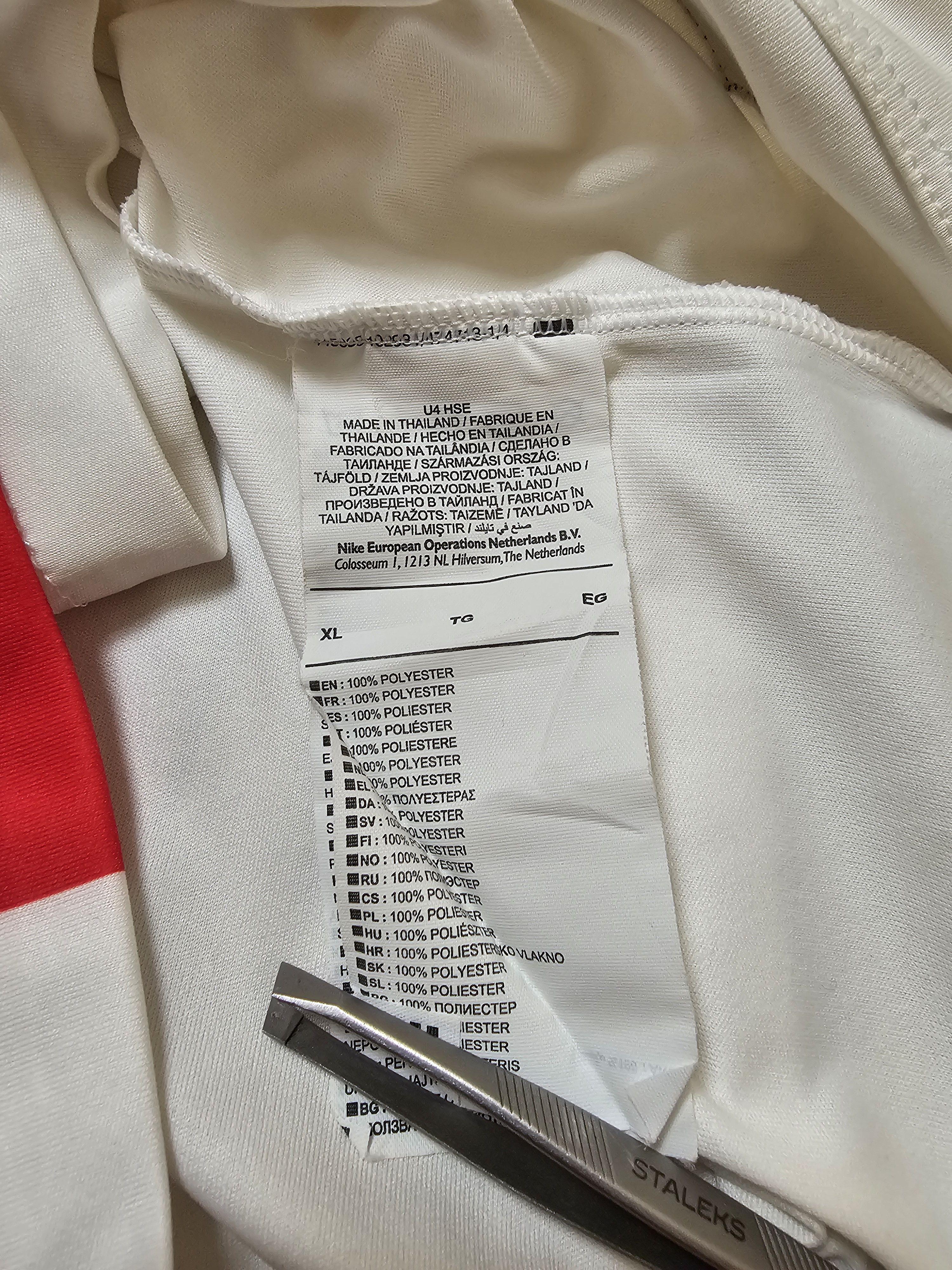 Nike ENGLAND 2014 TRAINING FOOTBALL SHIRT SOCCER JERSEY Size US XL / EU 56 / 4 - 8 Thumbnail