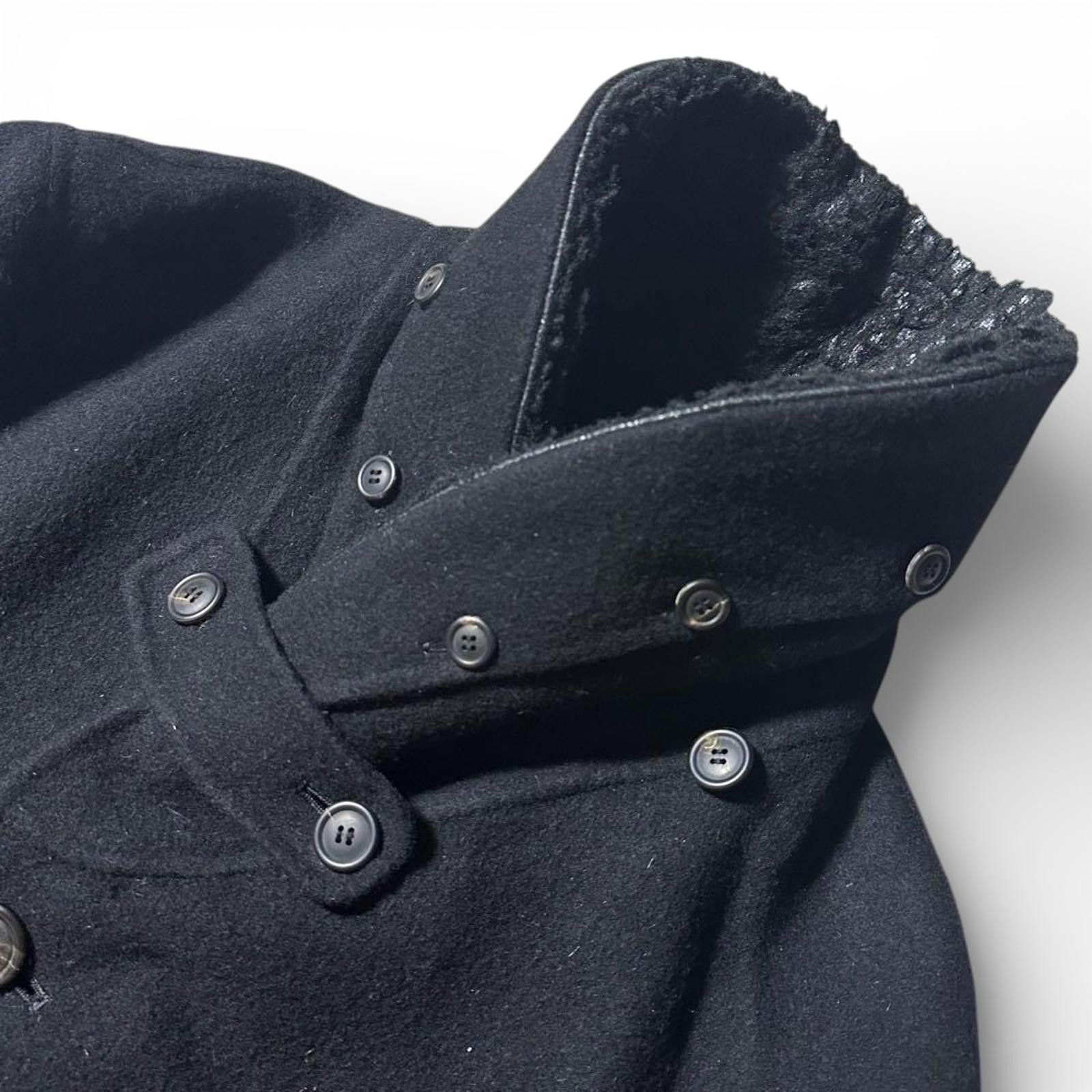 Issey Miyake 96AW ISSEY MIYAKE MEN archive Gang Coat Black Size US L / EU 52-54 / 3 - 3 Thumbnail