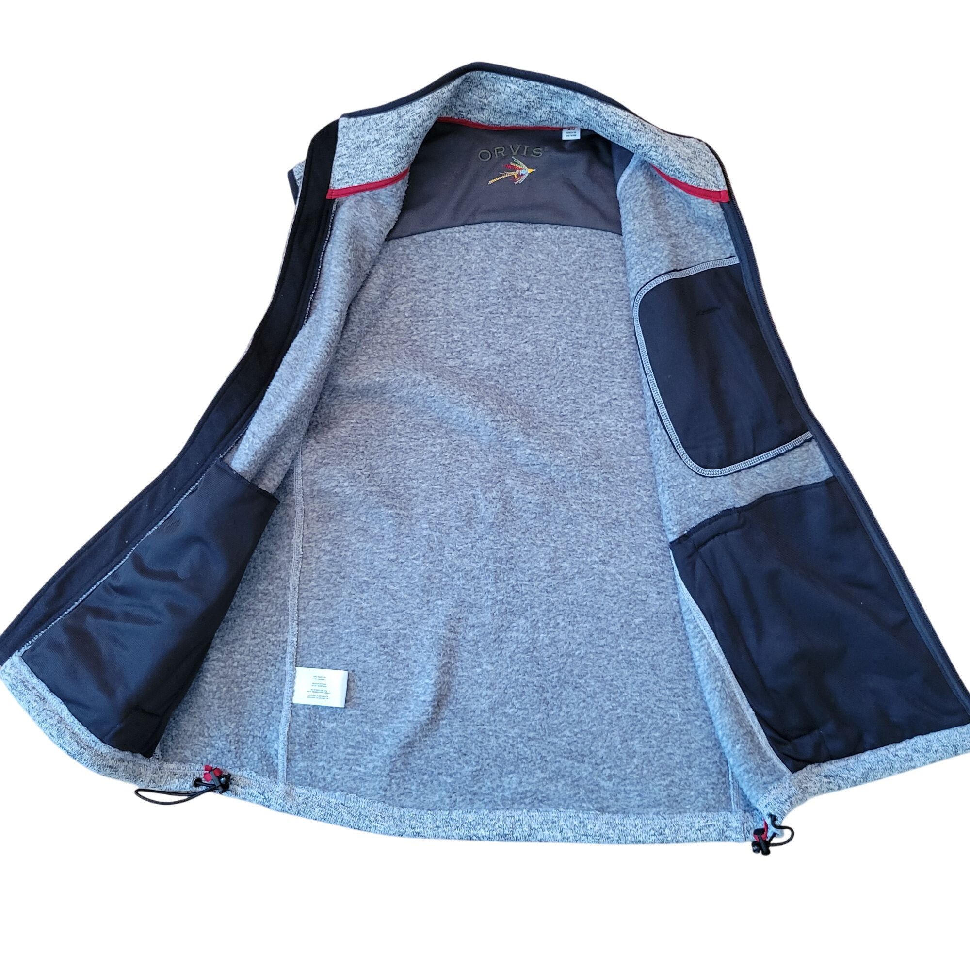Orvis Orvis Heather Gray Full Zip Fleece Vest Zippered Pockets TRO Size US M / EU 48-50 / 2 - 6 Thumbnail