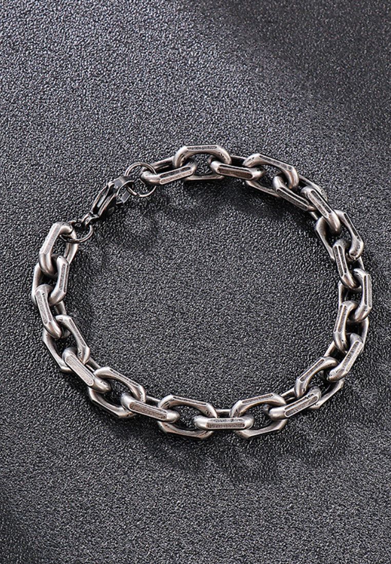 Other Stainless Steel 8mm Rock Hip Hop Bracelet Size ONE SIZE - 2 Thumbnail