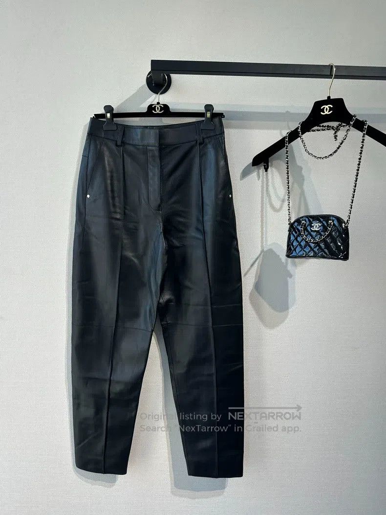 Hermes Hermes Skinny Leather Pants for Women Size 25" / US 0 / IT 36 - 1 Thumbnail