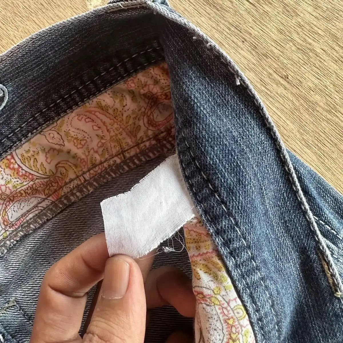Japanese Brand FLARE/BOOTCUT💥VINTAGE ORIRIN JEANS BIG STITCH DENIM PANTS Size US 31 - 13 Thumbnail