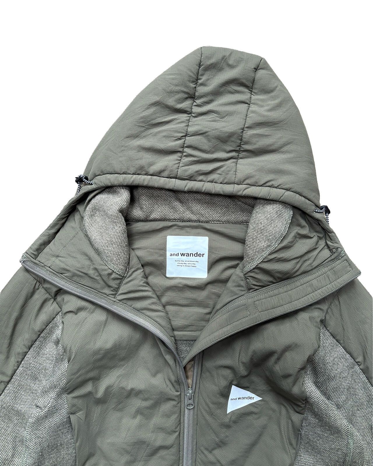 And Wander and Wander Twill Fleece Jacket Khaki Green Size 2 Size US S / EU 44-46 / 1 - 4 Thumbnail