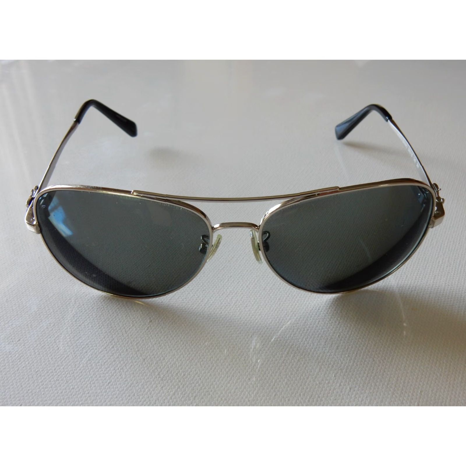 Coach VINTAGE Coach Sunglasses Frames Only Women Silver Prescription Small Scratches Size ONE SIZE - 2 Thumbnail