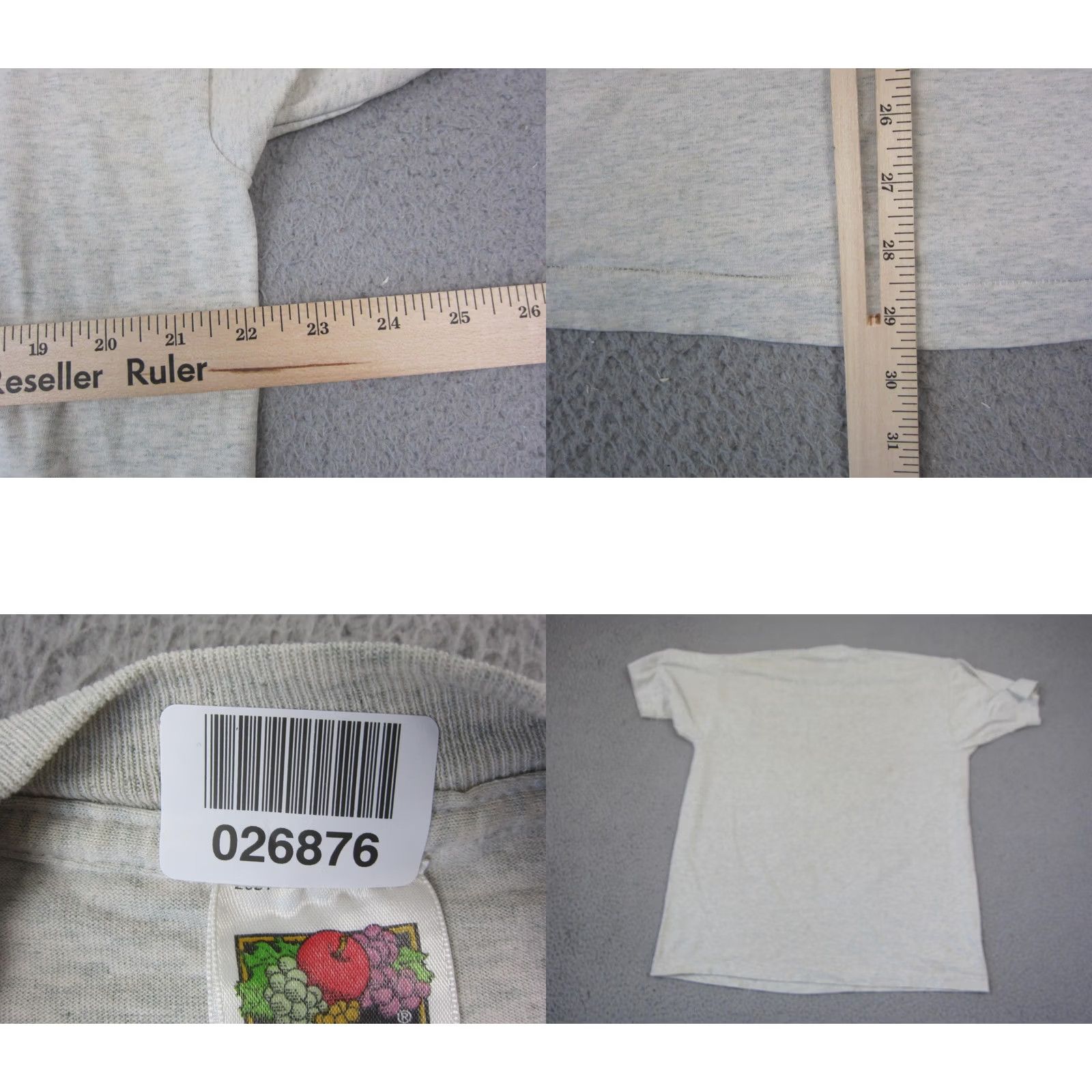 Fruit Of The Loom VINTAGE Prairie State Basketball Shirt Men XL Gray Single Stitch 90s Size US XL / EU 56 / 4 - 8 Thumbnail
