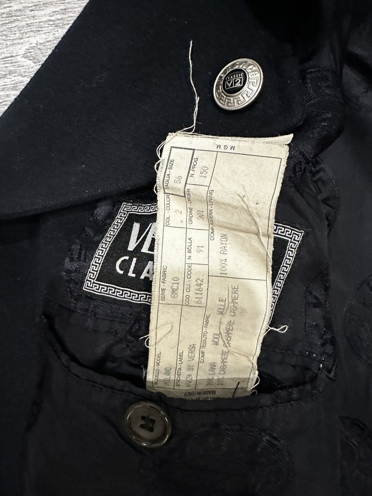Versace Versace V2 wool blazer Size US XL / EU 56 / 4 - 12 Thumbnail