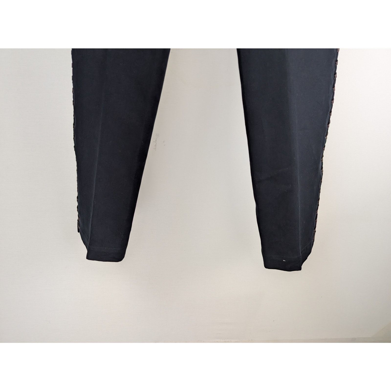 Bottega Veneta o1rshd1 Double Cotton Canvas Trousers in Space Black Size US 34 / EU 50 - 8 Thumbnail