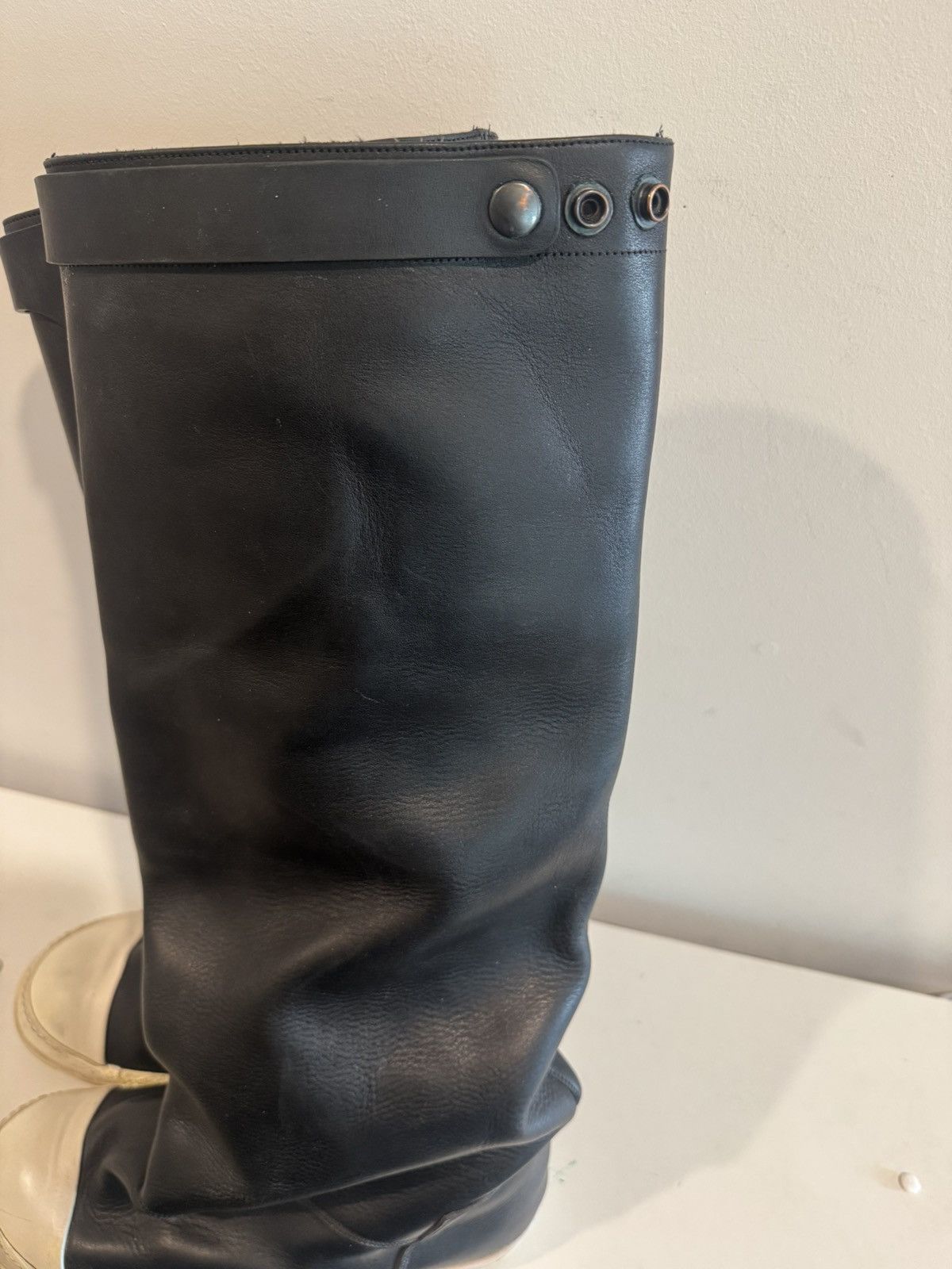 Rick Owens Rick Owens Elephant Boots, Leather Moody Boots Size 11 Size US 11 / EU 44 - 8 Thumbnail