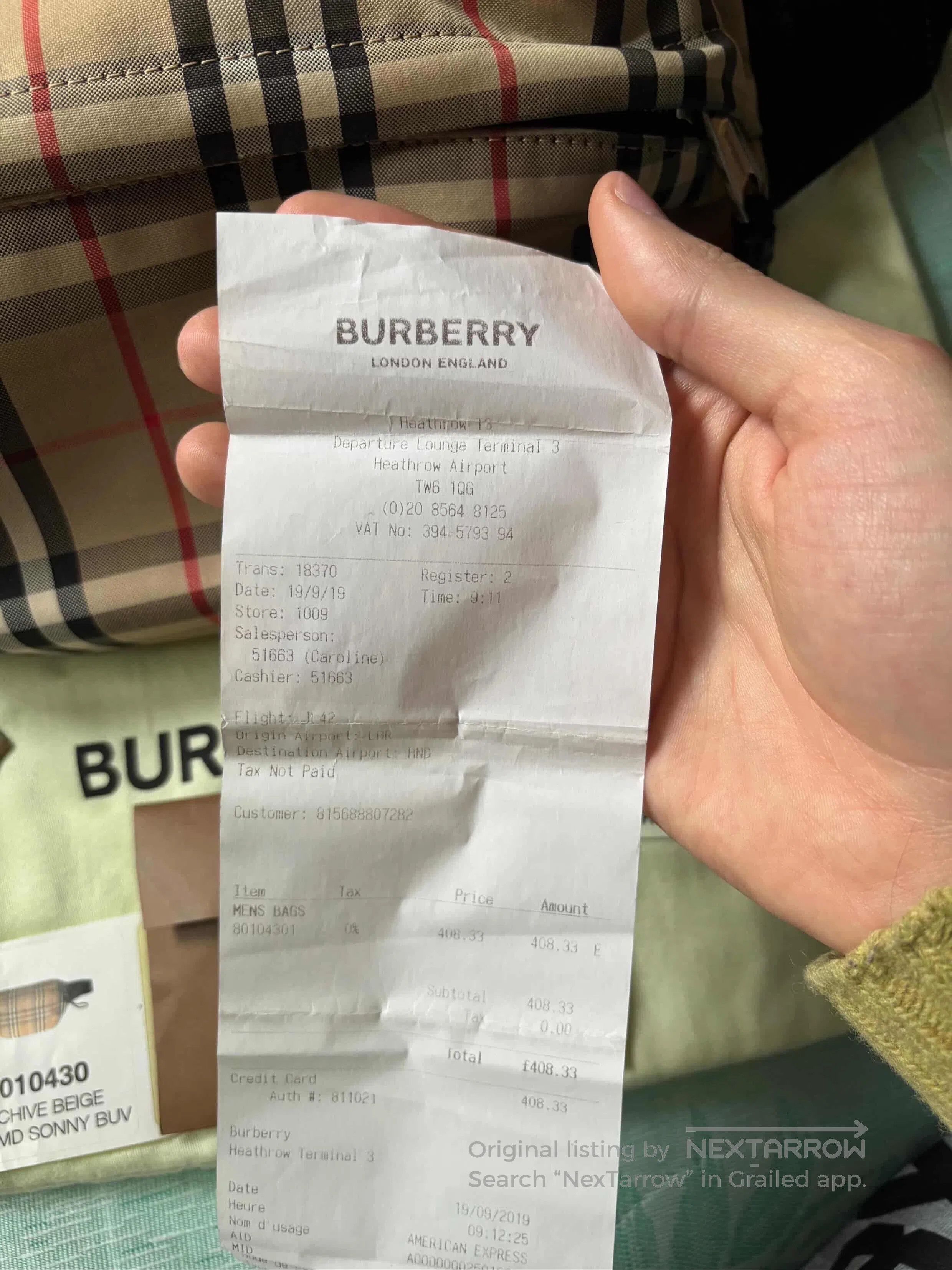 Burberry Burberry Vintage Check Bum Bag . Size ONE SIZE - 7 Thumbnail