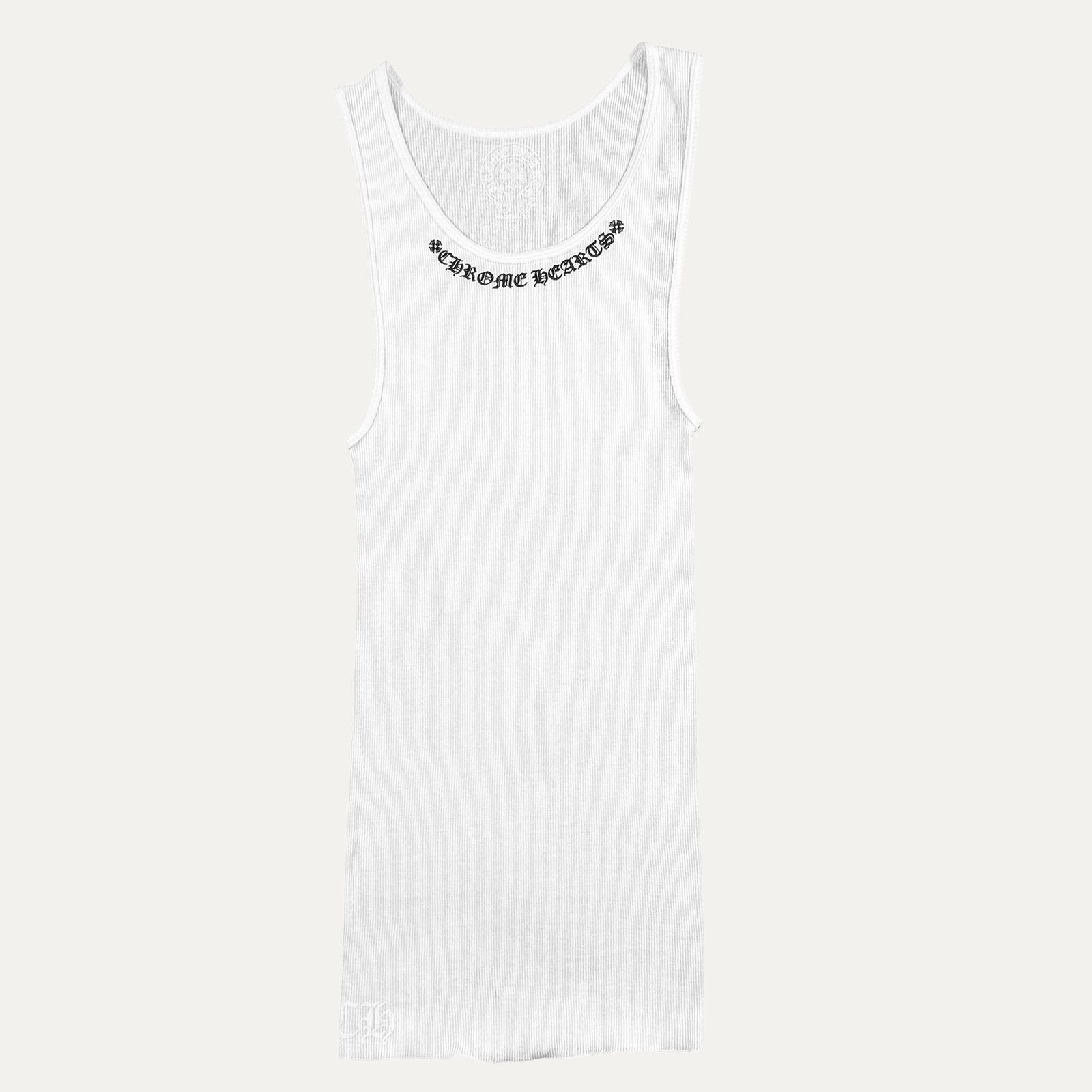 Chrome Hearts Chrome Hearts Scroll Logo Tank Top Size L / US 10 / IT 46 - 1 Thumbnail