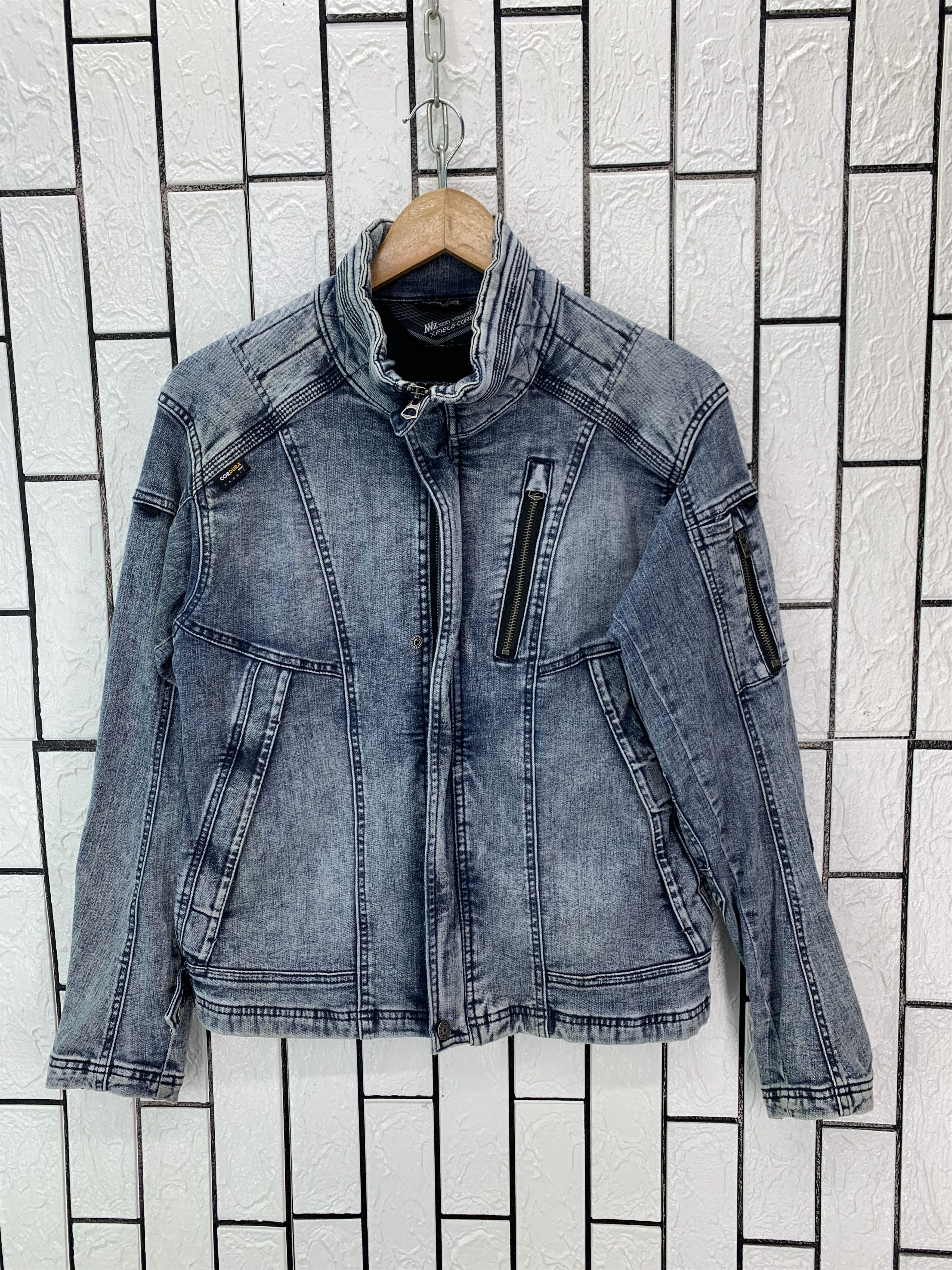 Japanese Brand Next Workerz X Field Core Stretch Denim Fit Jacket Size US M / EU 48-50 / 2 - 1 Thumbnail