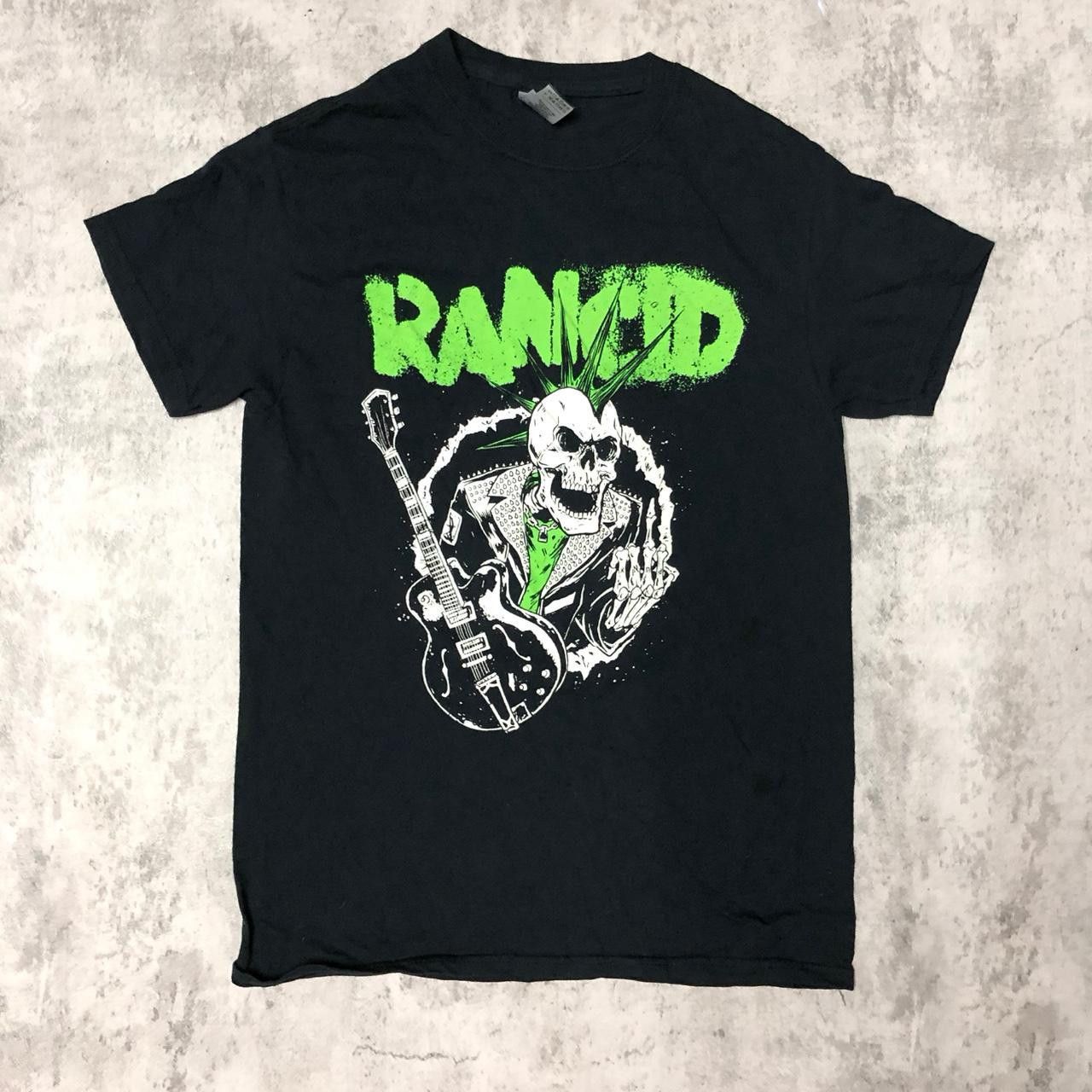 Gildan Black & green Rancid punk rock band tee #punkrock #bandtee Size US S / EU 44-46 / 1 - 1 Thumbnail