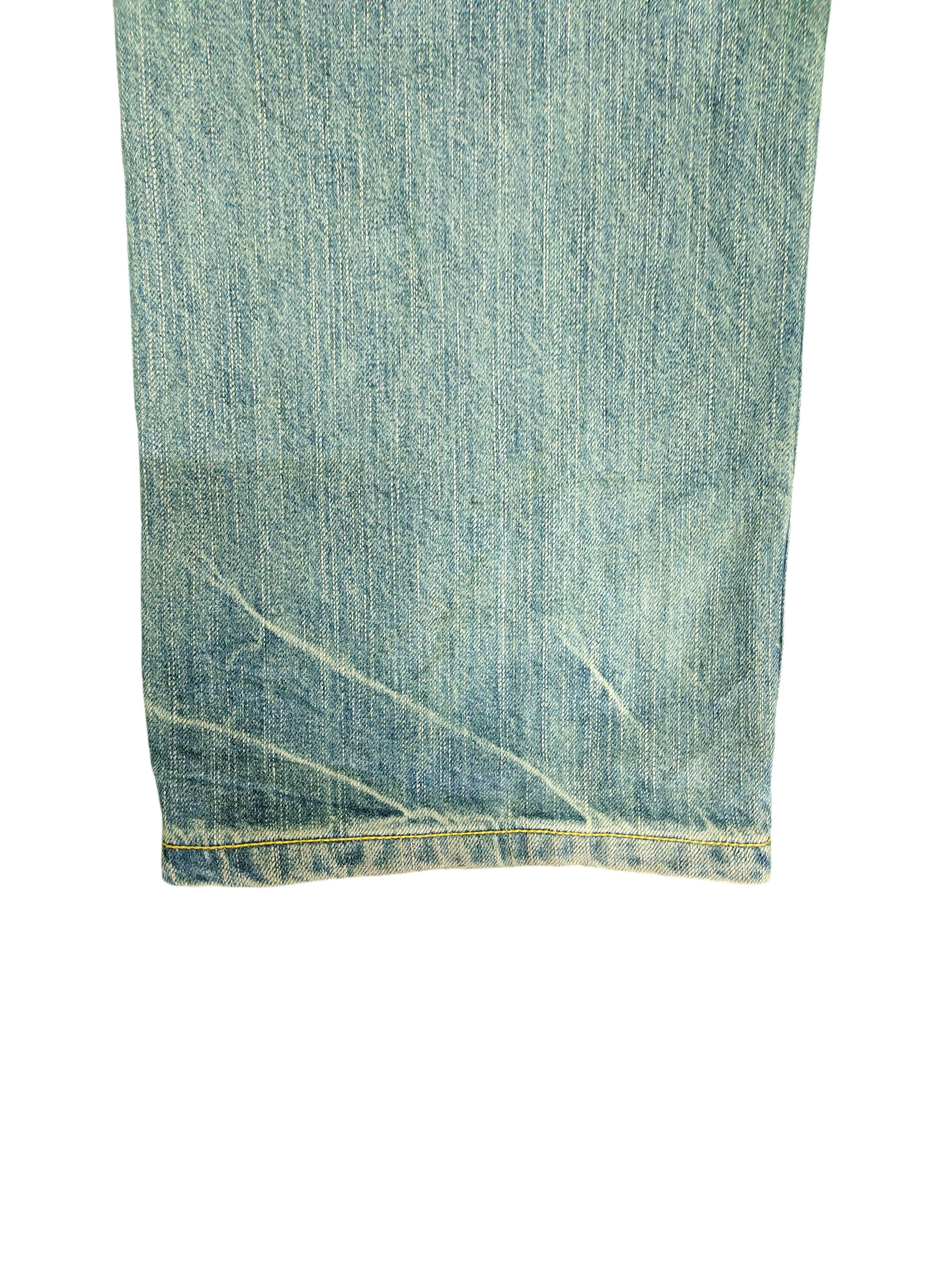 Kapital Real B Voice Japan '34 Real' Clawmark Faded Denim Jeans Size US 32 / EU 48 - 6 Thumbnail