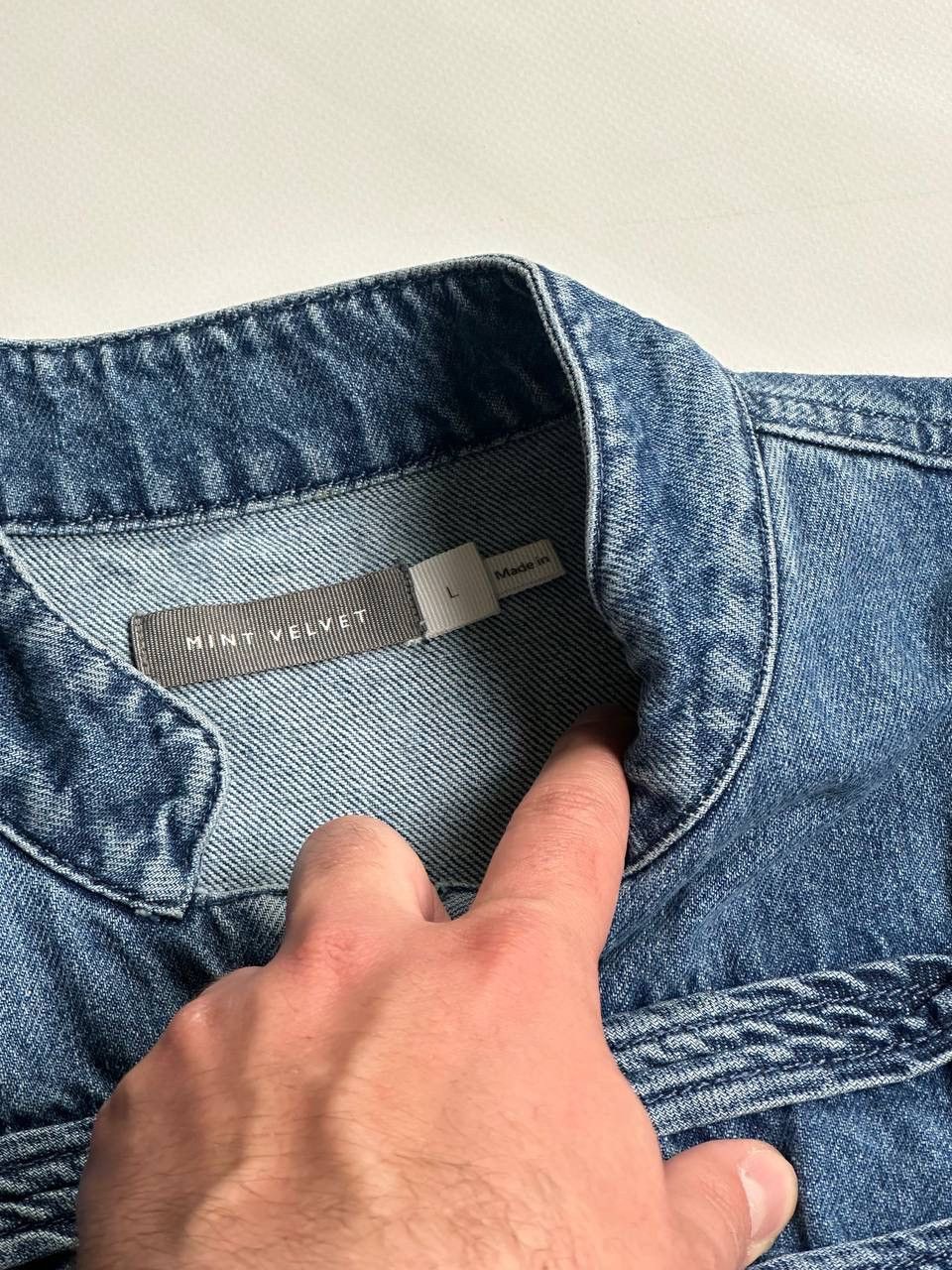 Japanese Brand Vintage Denim Hedi Slimane Napoleon Military Gothic Jacket Size L / US 10 / IT 46 - 5 Thumbnail