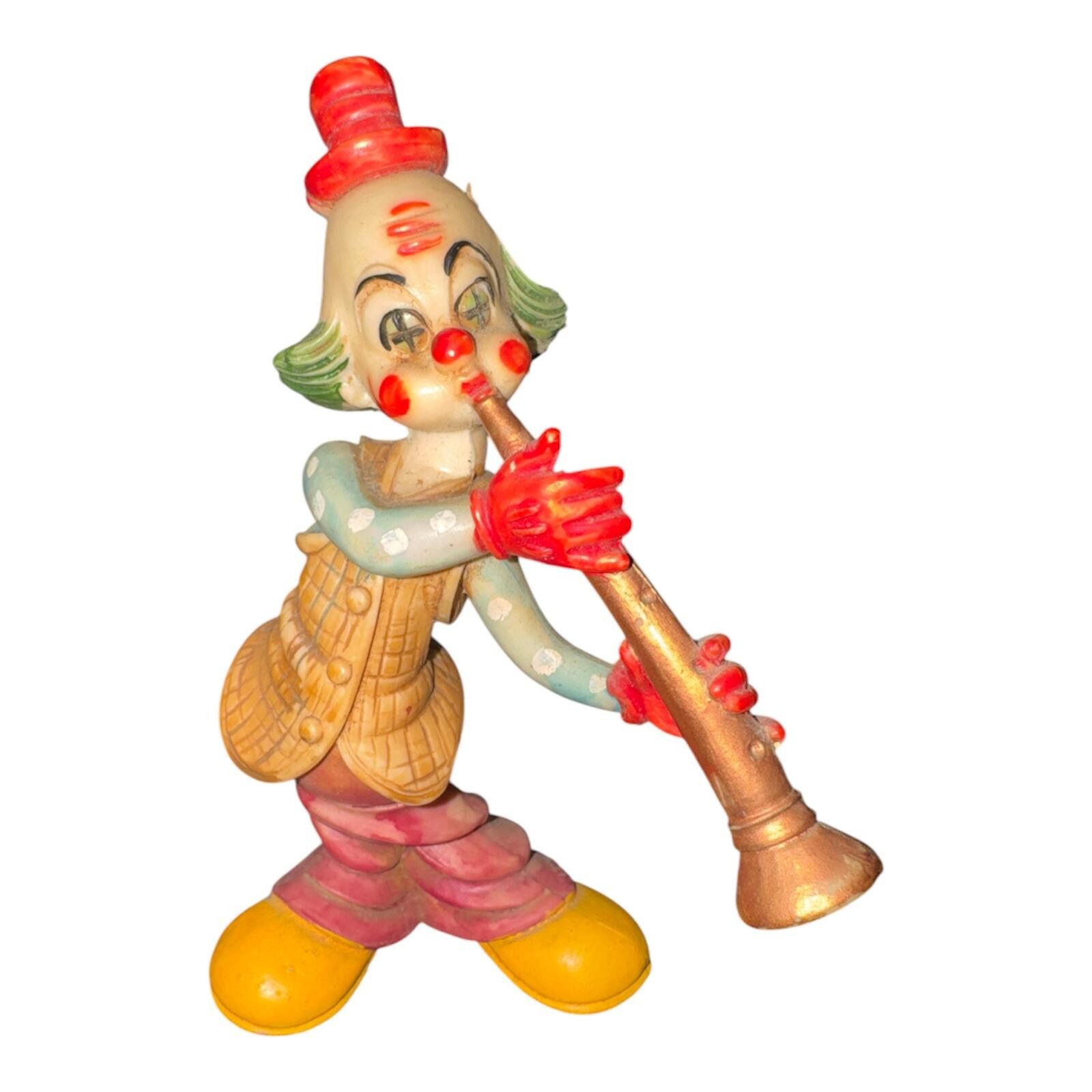 Unknown London Vintage Bisque Porcelain Clown Figurines Set of five 5.5" Size ONE SIZE - 2 Thumbnail