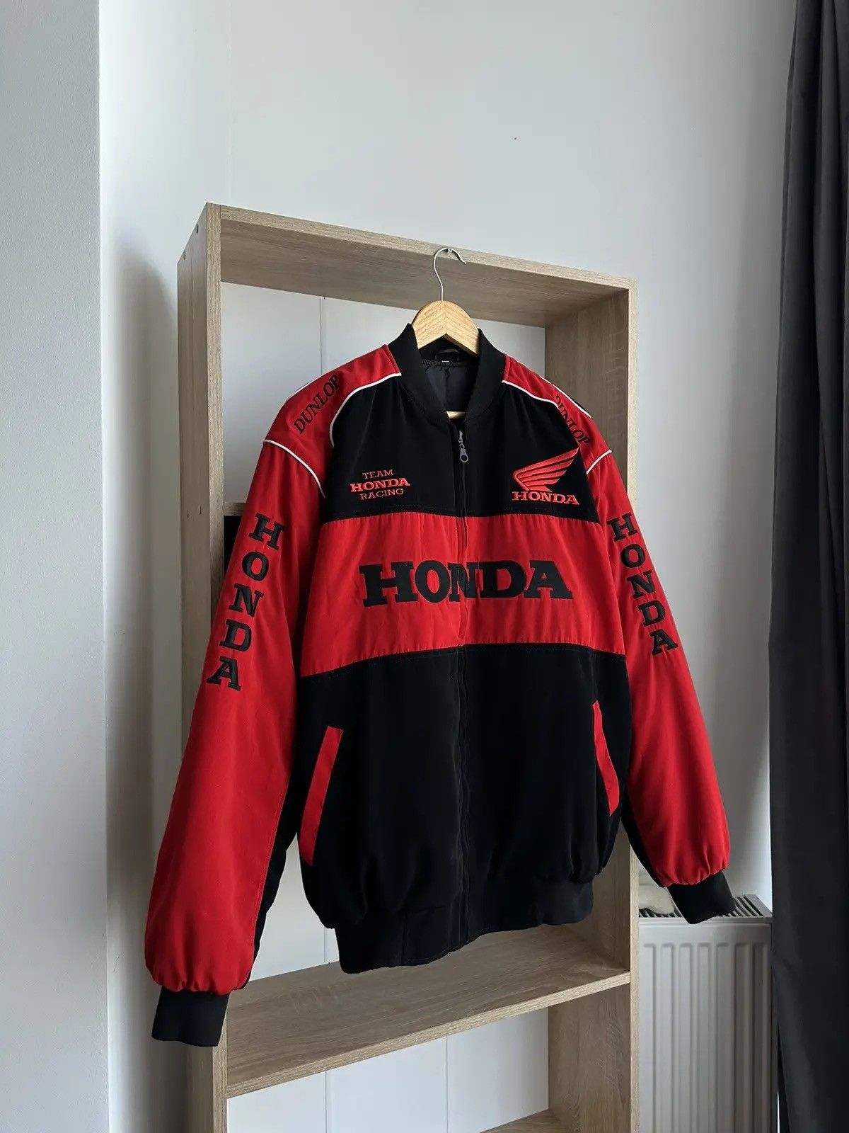 Honda × Vintage Vintage Honda Red Racing Formula Uno Jacket Size US M / EU 48-50 / 2 - 10 Thumbnail