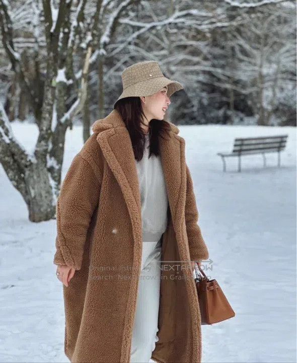 Max Mara Max Mara Solid Double-breasted Lapel Medium-long Sleeve Co Size S / US 4 / IT 40 - 6 Thumbnail
