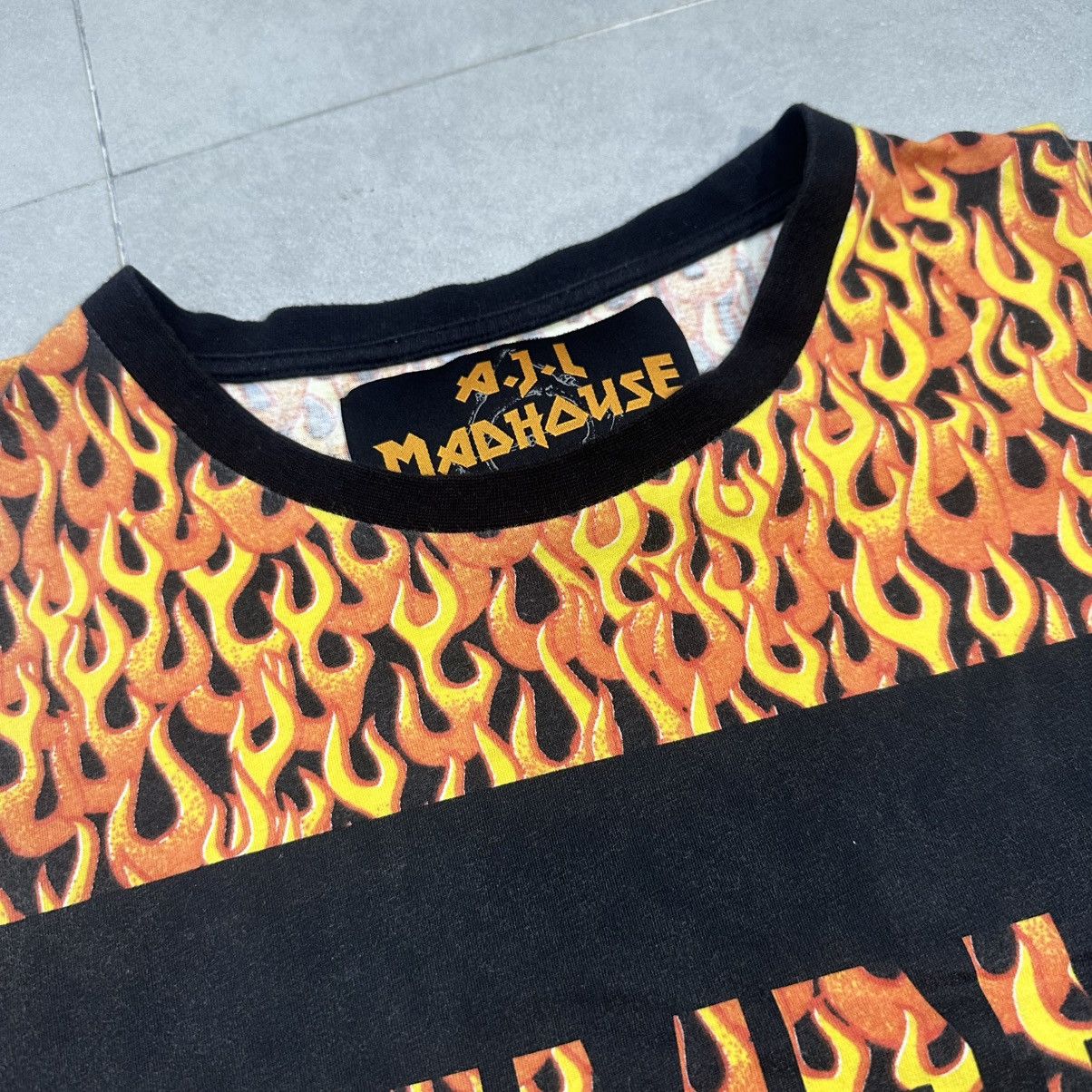 Asger Juel Larsen A.J.L Madhouse “Rumble in the Madhouse" Flame Print Set Size US 32 / EU 48 - 7 Thumbnail