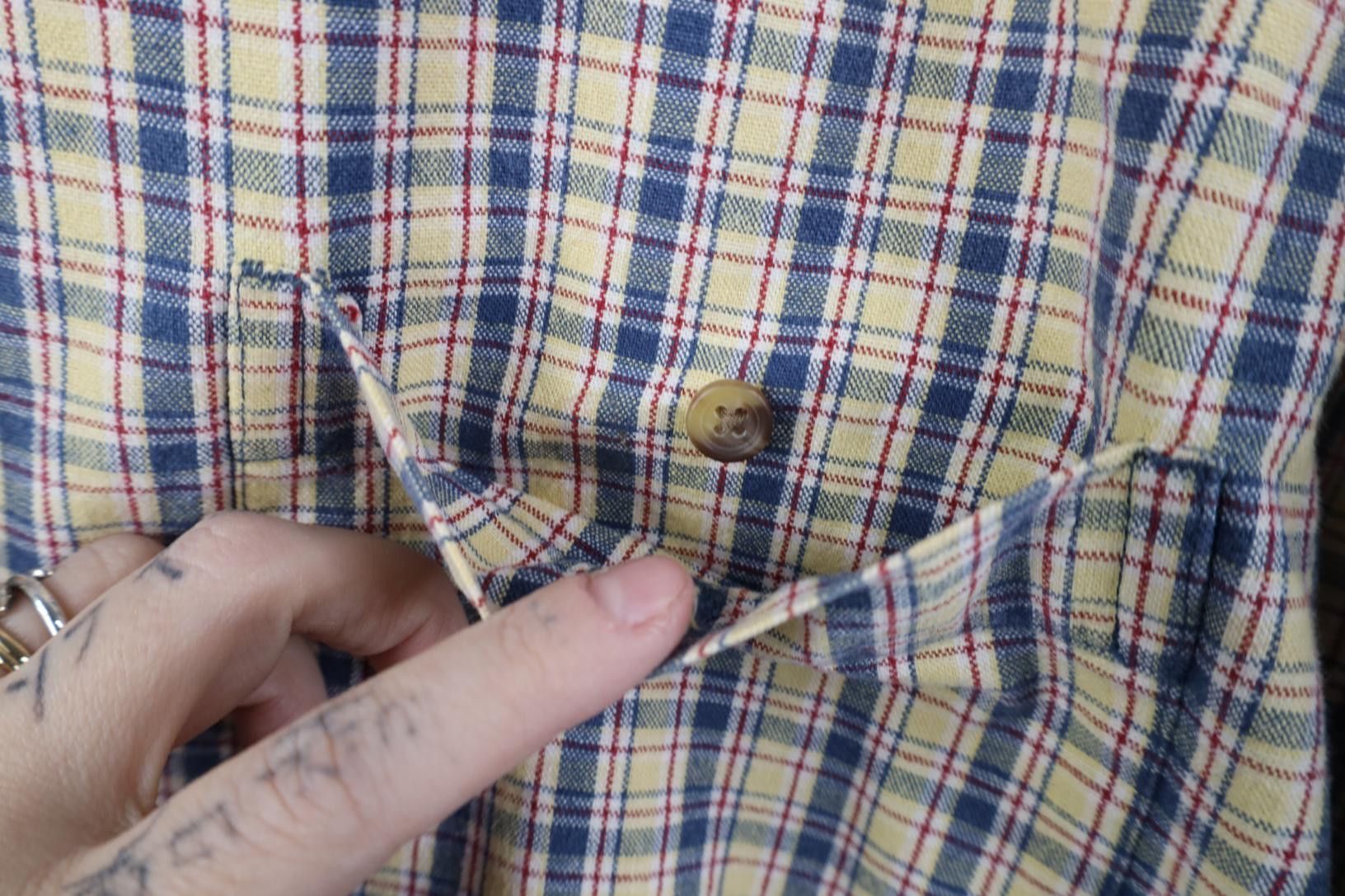Eddie Bauer Vintage 90s Eddie Bauer Canvas Collared Button Down Shirt Size US L / EU 52-54 / 3 - 4 Thumbnail