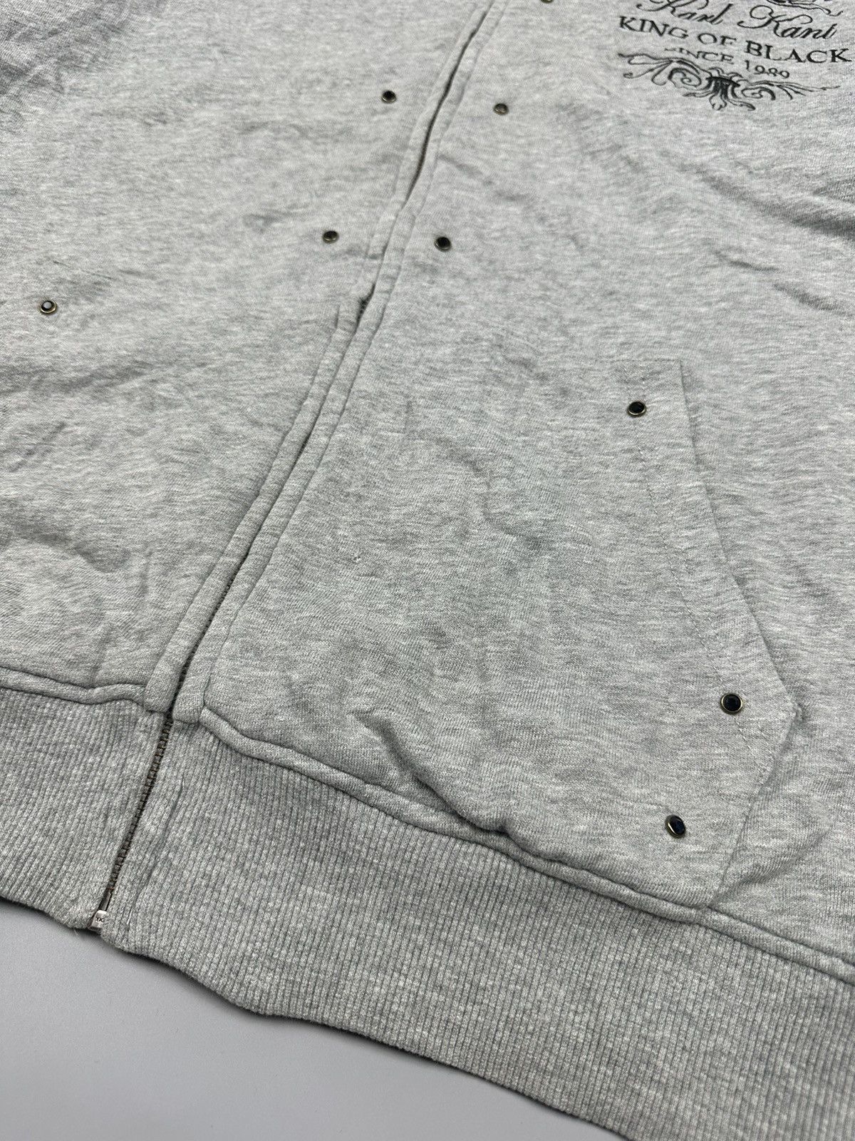 Karl Kani Karl Kani King Of Black Diamond Full Zipper Hoodie Size US L / EU 52-54 / 3 - 7 Thumbnail