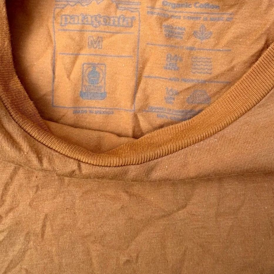 Patagonia Patagonia Orange T-Shirt Men's Save Our Home Planet Logo Sz M Organic Cotton Size US M / EU 48-50 / 2 - 4 Thumbnail