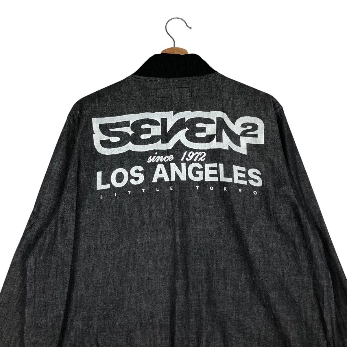Japanese Brand 📌Vintage Bomber Jacket Seven2 Los Angeles Little Tokyo Size US XL / EU 56 / 4 - 10 Thumbnail