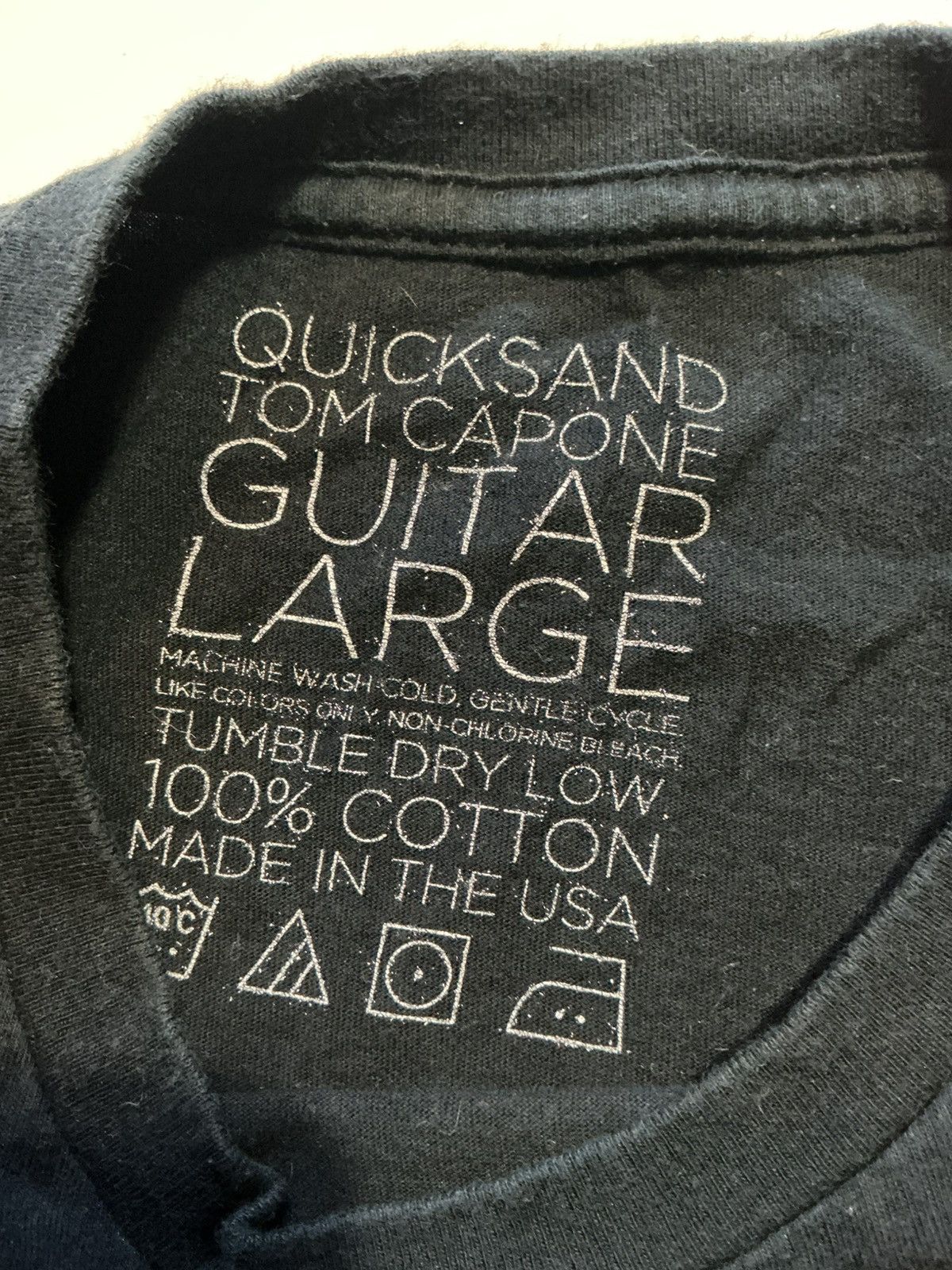 Band Tees Tom Capone Quicksand Guitar TC3 Hardcore Metal Band T-Shirt Size US L / EU 52-54 / 3 - 6 Thumbnail