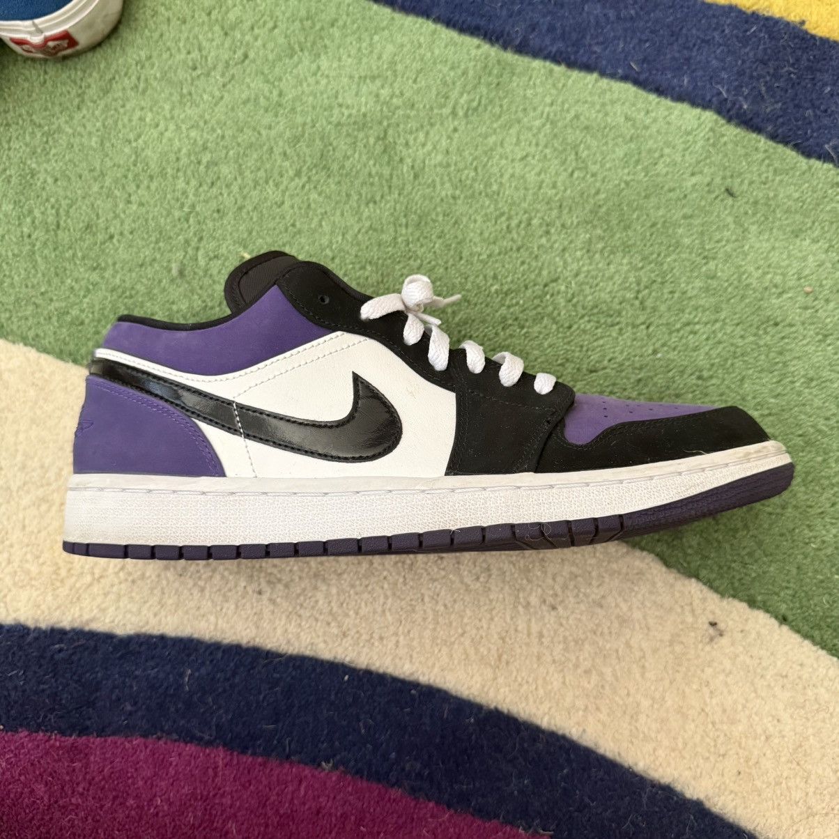 Jordan Brand Jordan 1 Low Court Purple Size US 10 / EU 43 - 6 Thumbnail