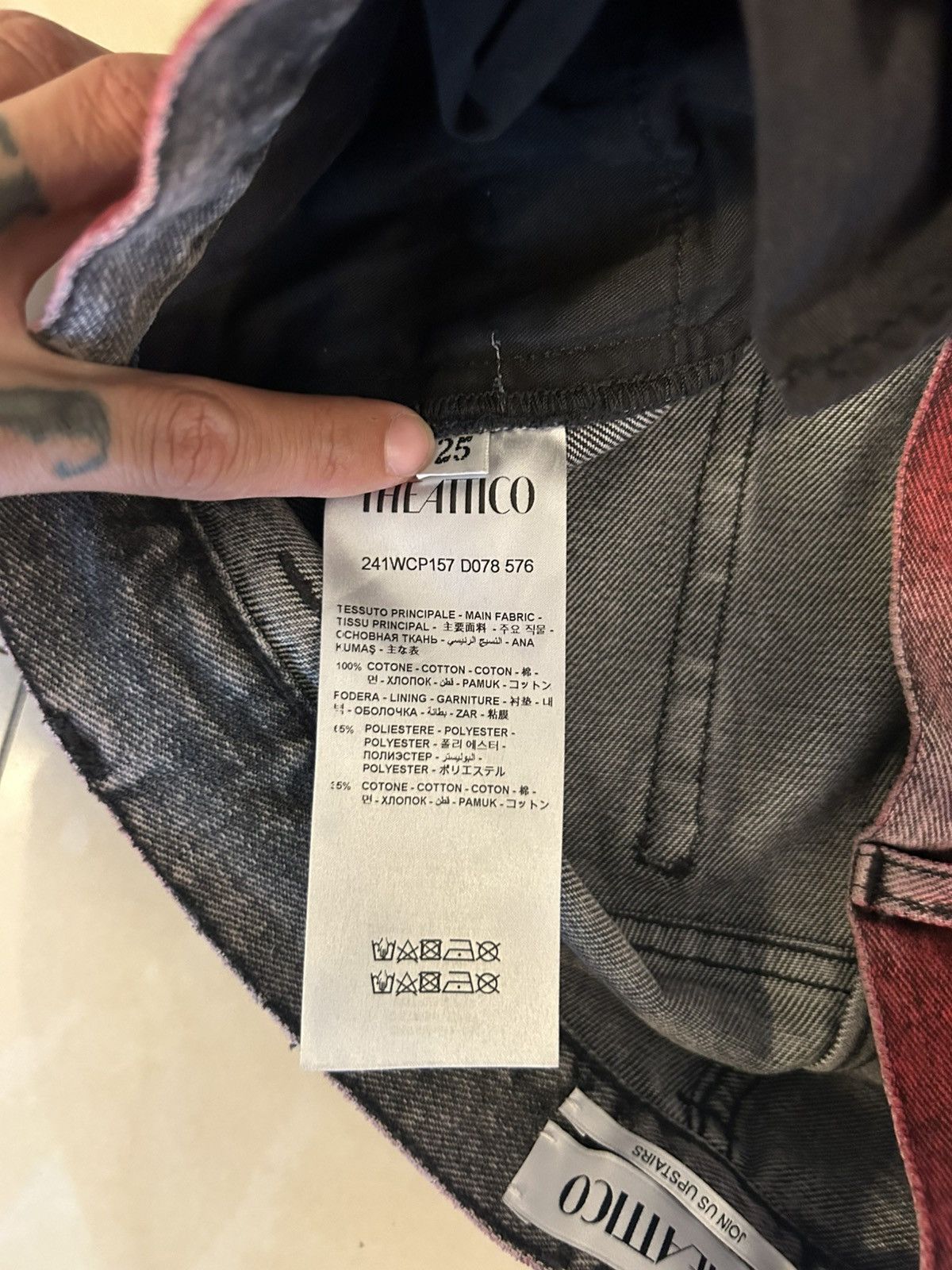The Attico The Attico Ashton cut-out jeans Size 25" / US 0 / IT 36 - 3 Thumbnail