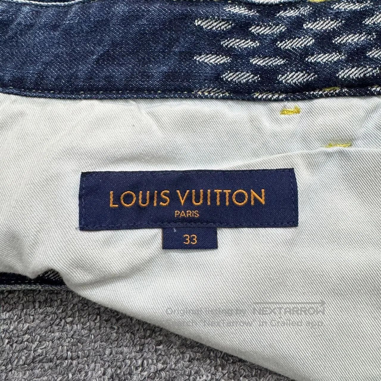 Louis Vuitton louis vuitton nigo checkered denim pants. Size US 33 - 4 Thumbnail