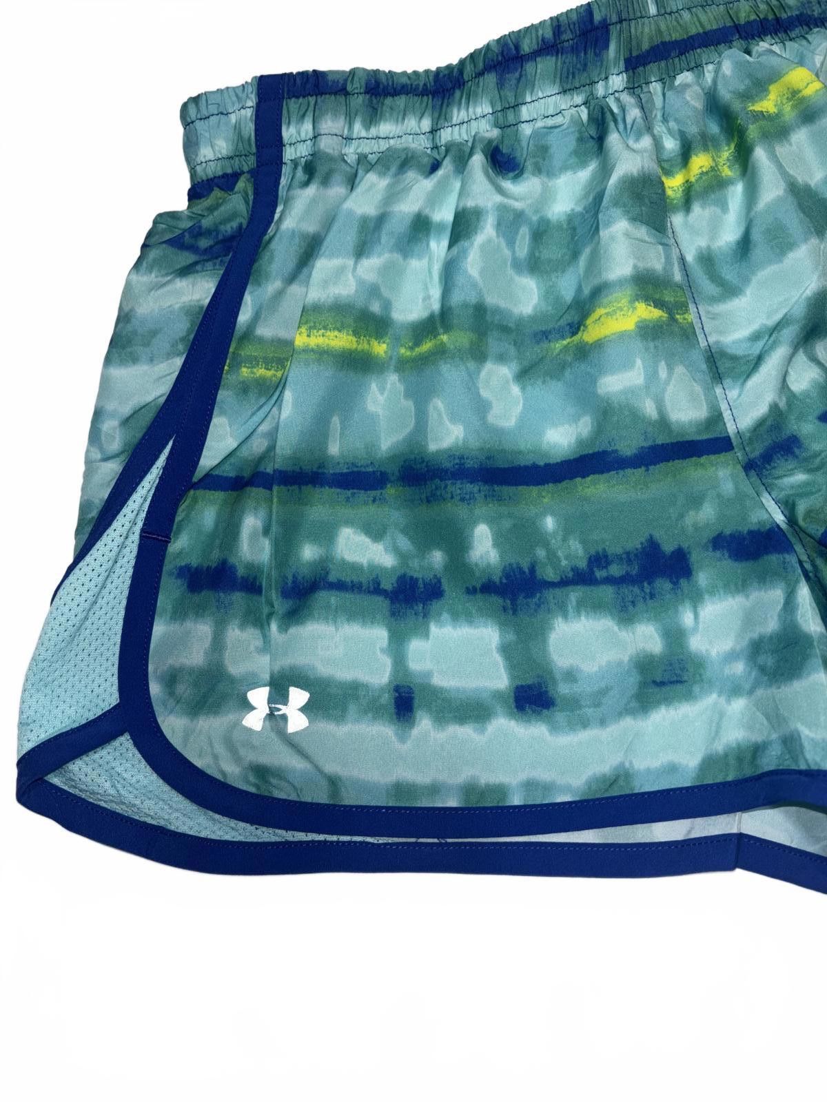 Under Armour Under Armour Womens Swim Shorts - Aqua Print, Size SM Size 28" / US 6 / IT 42 - 2 Thumbnail
