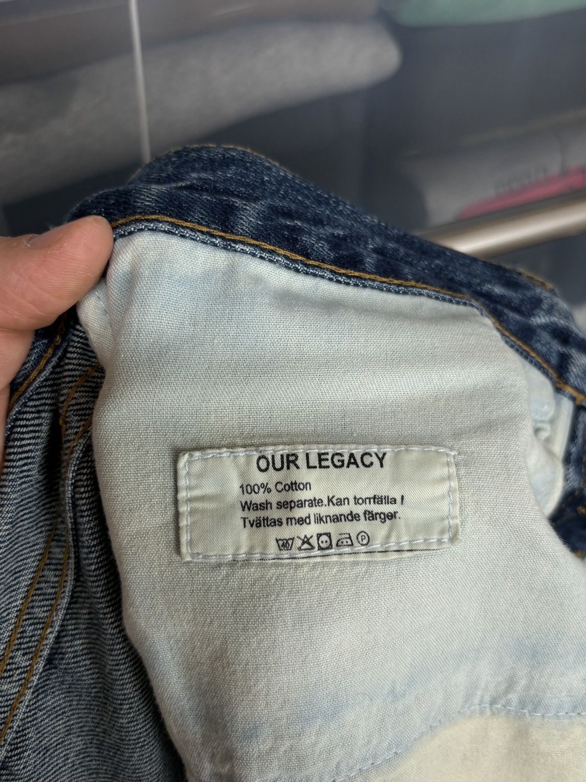 Designer × Our Legacy × Vintage Our Legacy 1980-81 Vintage Denim Shorts Size US 30 / EU 46 - 8 Thumbnail