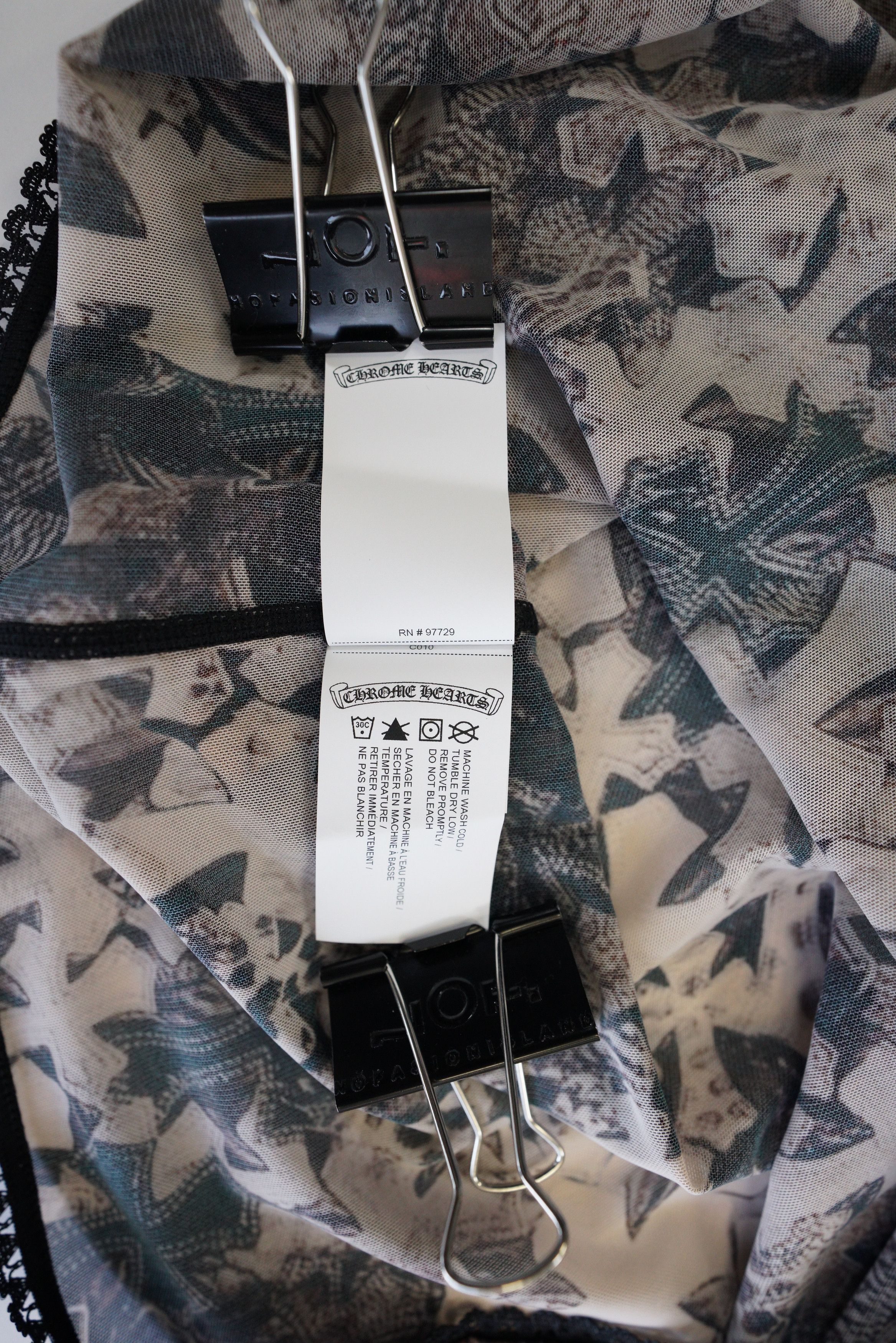 Chrome Hearts Chrome Hearts Waterfall Cross Print Sheer Mesh Dress Size M / US 6-8 / IT 42-44 - 16 Thumbnail
