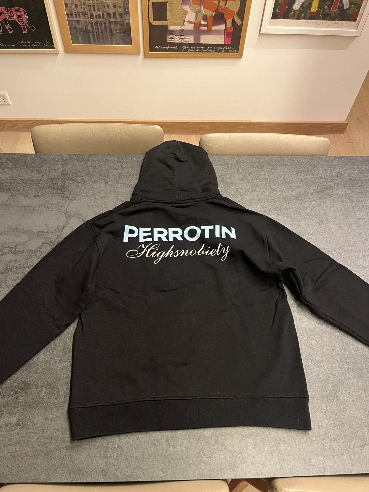 Highsnobiety Highsnobiety x Perrotin Black Hoodie Size US M / EU 48-50 / 2 - 9 Thumbnail
