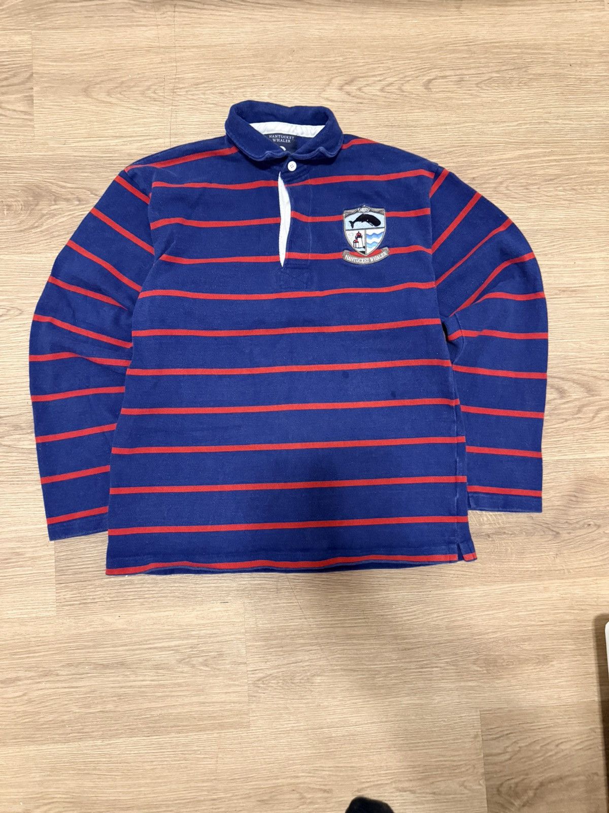 Other Red & blue striped Nantucket Whaler polo long sleeve Size US M / EU 48-50 / 2 - 1 Thumbnail