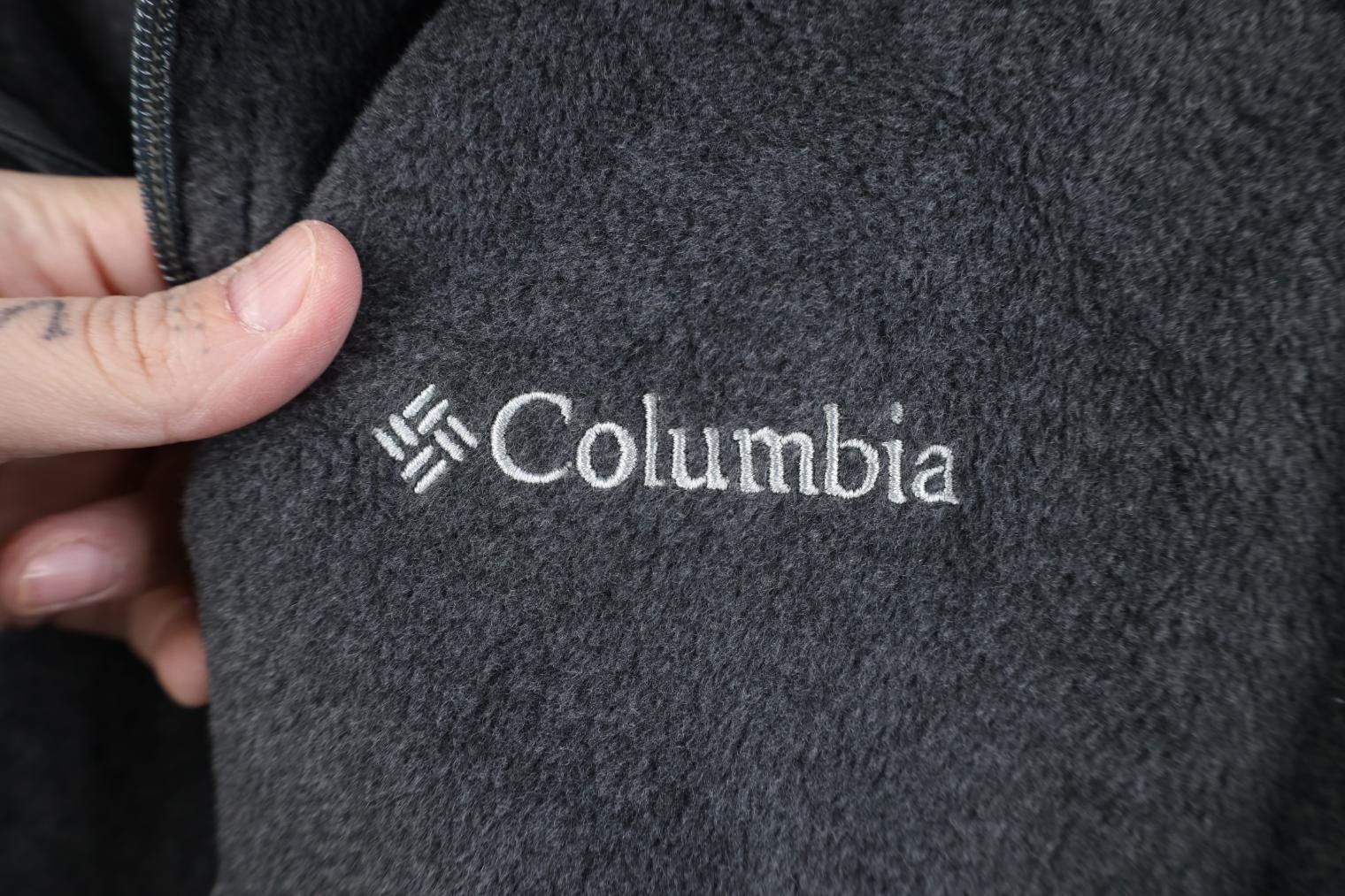 Columbia Deadstock Y2K Columbia Full Zip Fleece Vest Jacket Gray Size US S / EU 44-46 / 1 - 4 Thumbnail