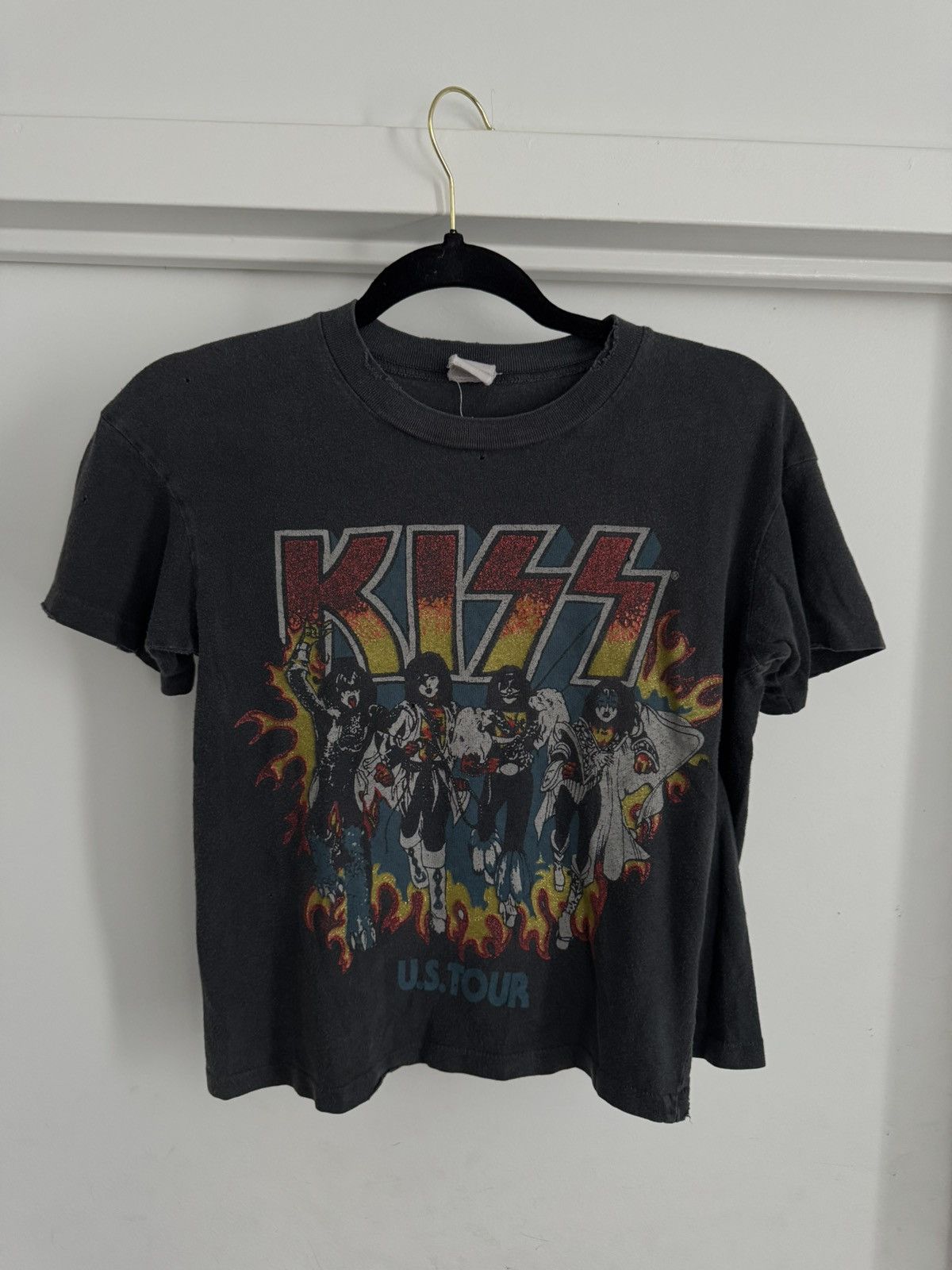 Vintage Vintage Kiss tee Size XS / US 0-2 / IT 36-38 - 1 Thumbnail