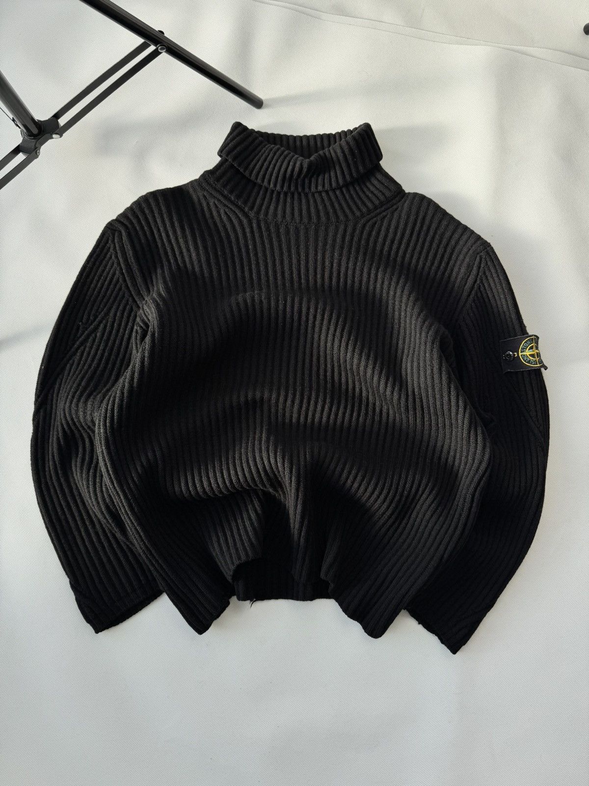 Stone Island 90s Vintage Stone Island Knitted Sweater Rare Old Money Size US XL / EU 56 / 4 - 2 Thumbnail