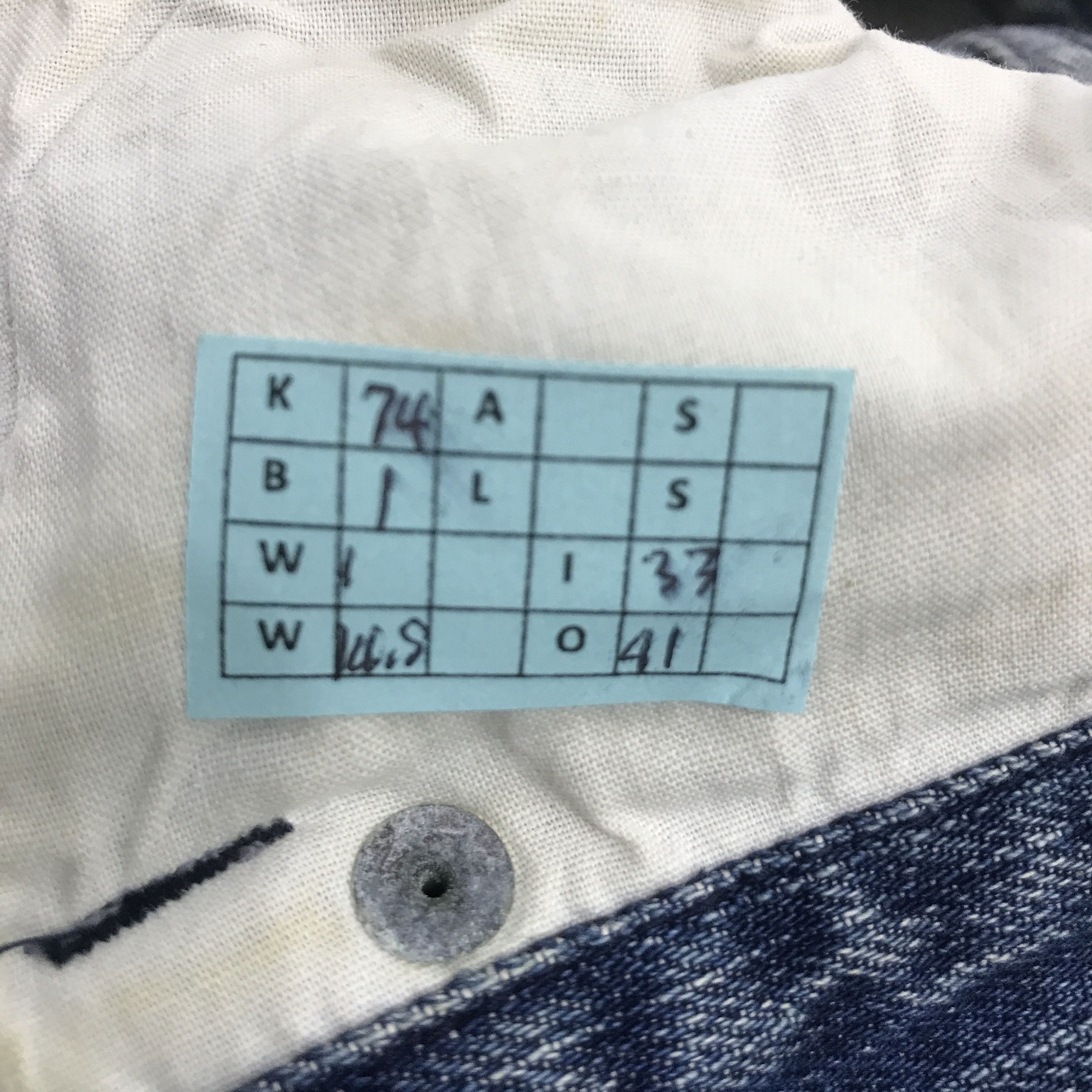 Japanese Brand ZEEROSAIL DESIGN STYLE IFSIXWASNINE DENIM PANTSK74B1 Size US 29 - 16 Thumbnail