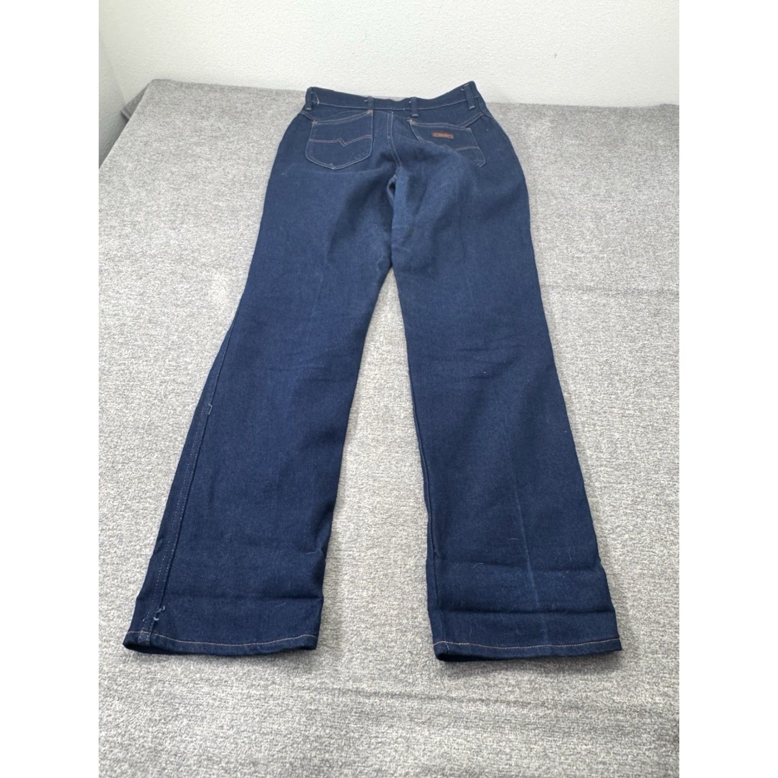 Wrangler VINTAGE Wrangler Misses Jeans 14 Blue Full Fit High Rise Denim Pony VTG 80s 30x32 Women Jeans Size 36" / US 14 / IT 50 - 7 Thumbnail