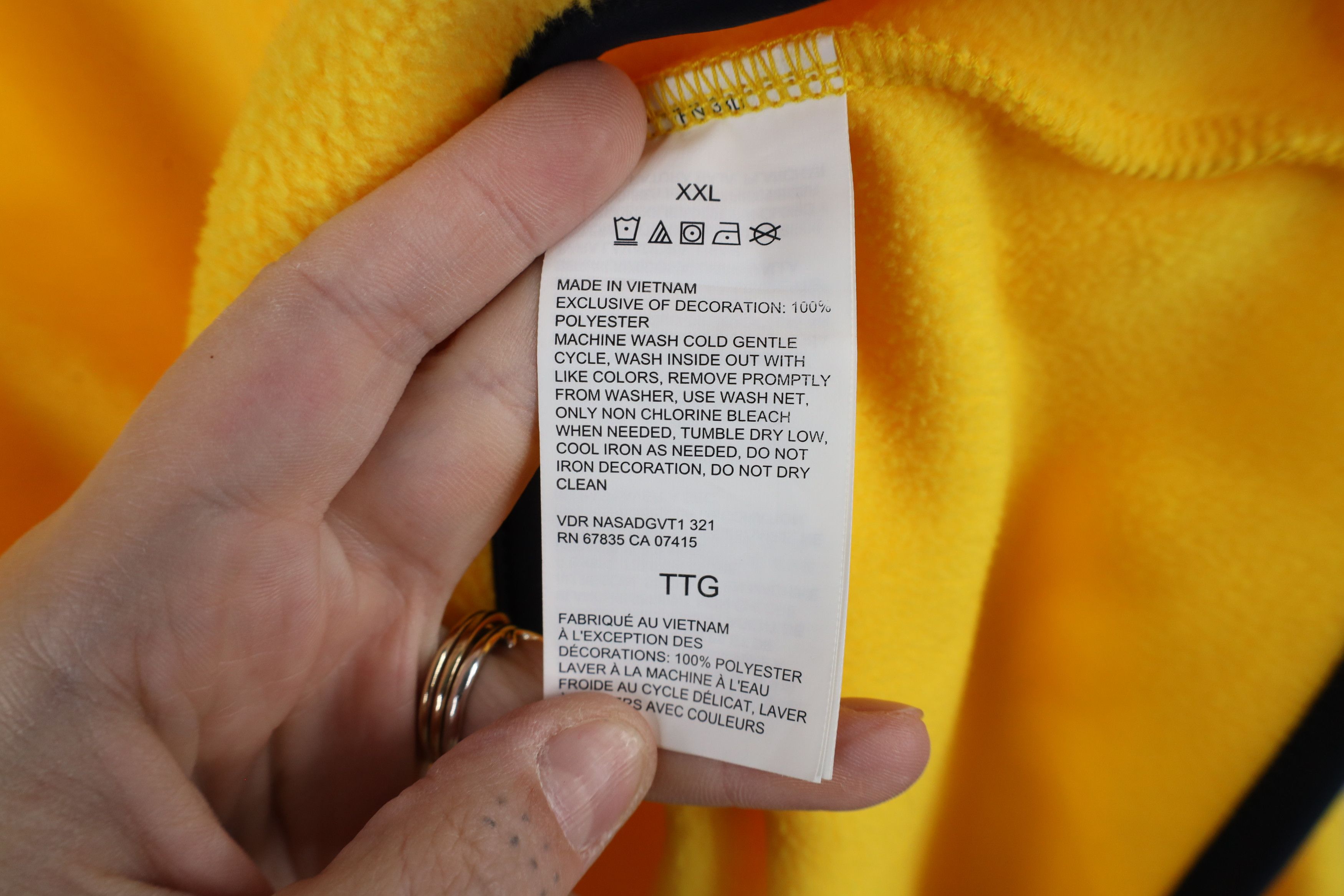 Nautica × Vintage Vintage 90s Nautica Half Zip Fleece Pullover Sweater Size US XXL / EU 58 / 5 - 8 Thumbnail
