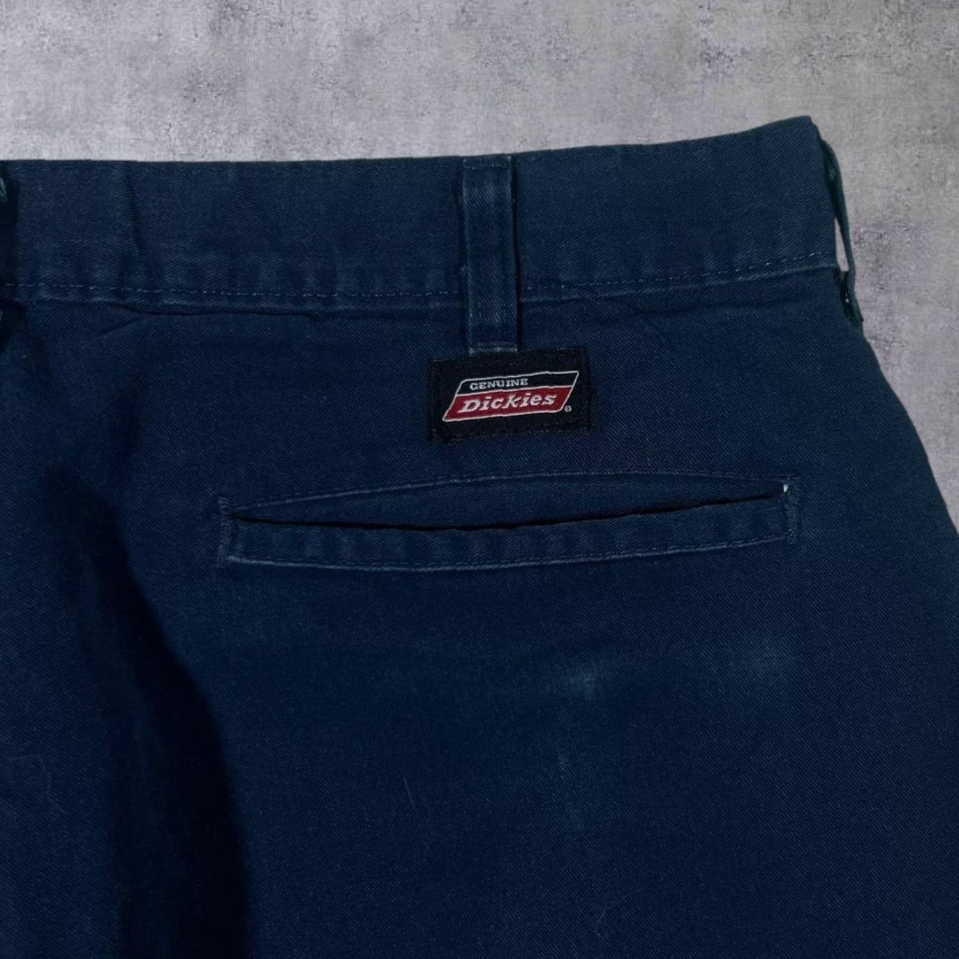 Dickies Dickies Navy Blue Straight Leg Skater Workwear Cargo Chino Trousers 34 x 32 Mens прем Size US 34 / EU 50 - 4 Thumbnail