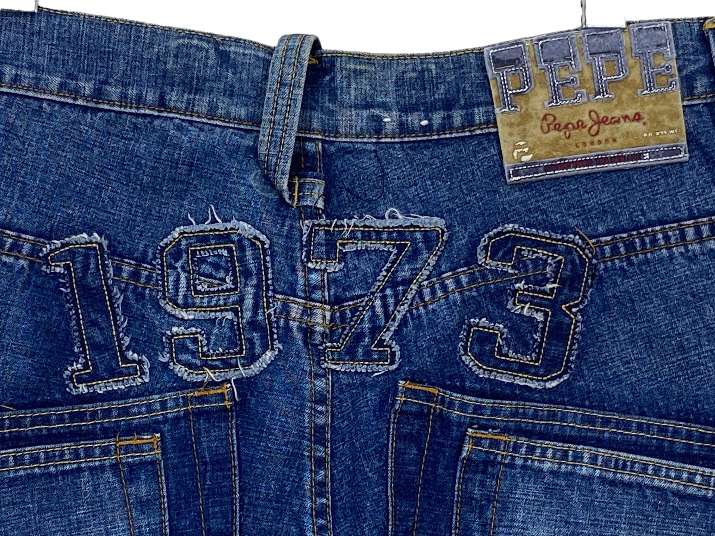 Japanese Brand Pepe Baggy Jeans Hip Hop Skateboard Jeans Size US 36 / EU 52 - 8 Thumbnail