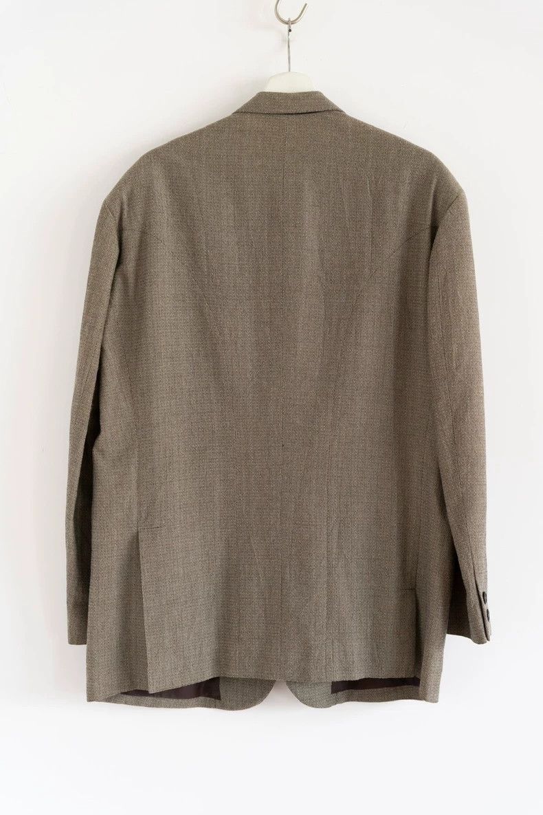 Yohji Yamamoto Yohji Yamamoto size m 90's fish-scale striped sleeve blazer Size 36R - 2 Thumbnail