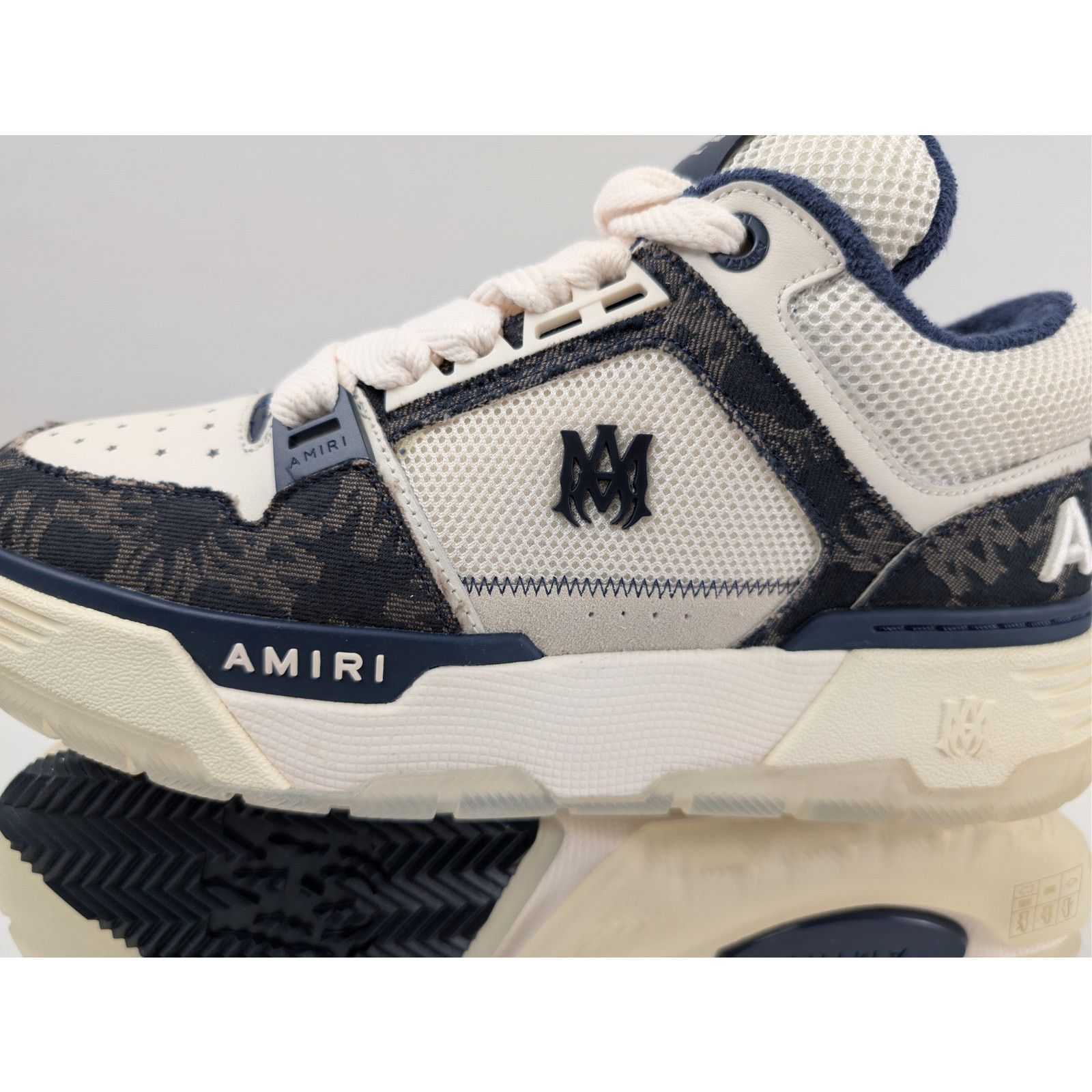 Amiri o1rshd1 MA Quad MA-1 Sneakers in Midnight Indigo Size US 13 / EU 46 - 14 Thumbnail